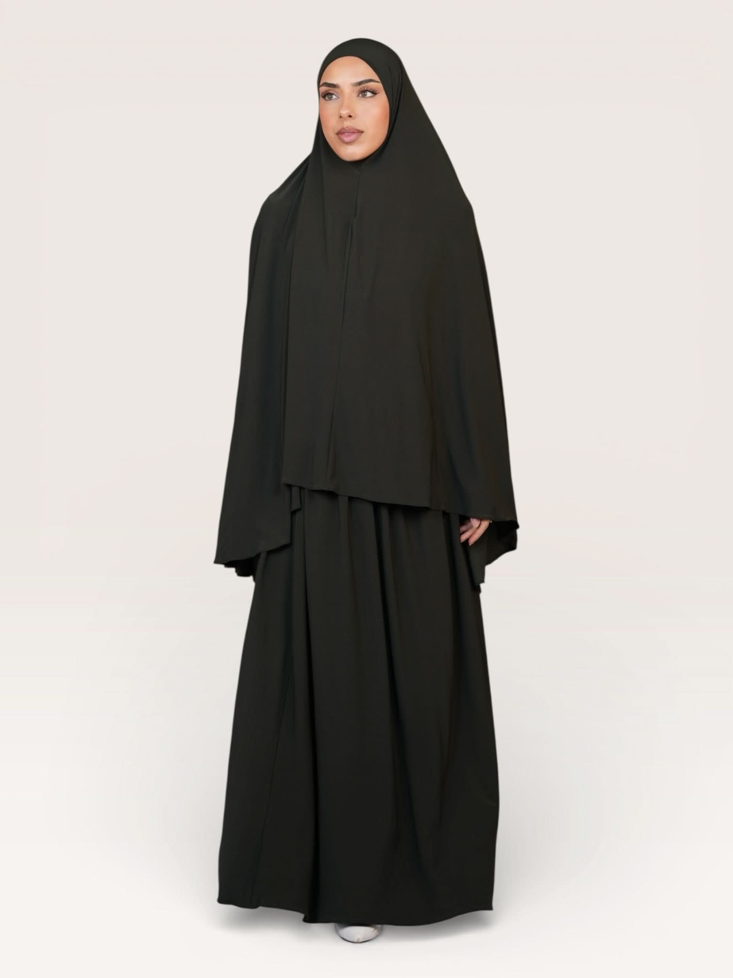 premium khimar set - forest - Losyana.Shop