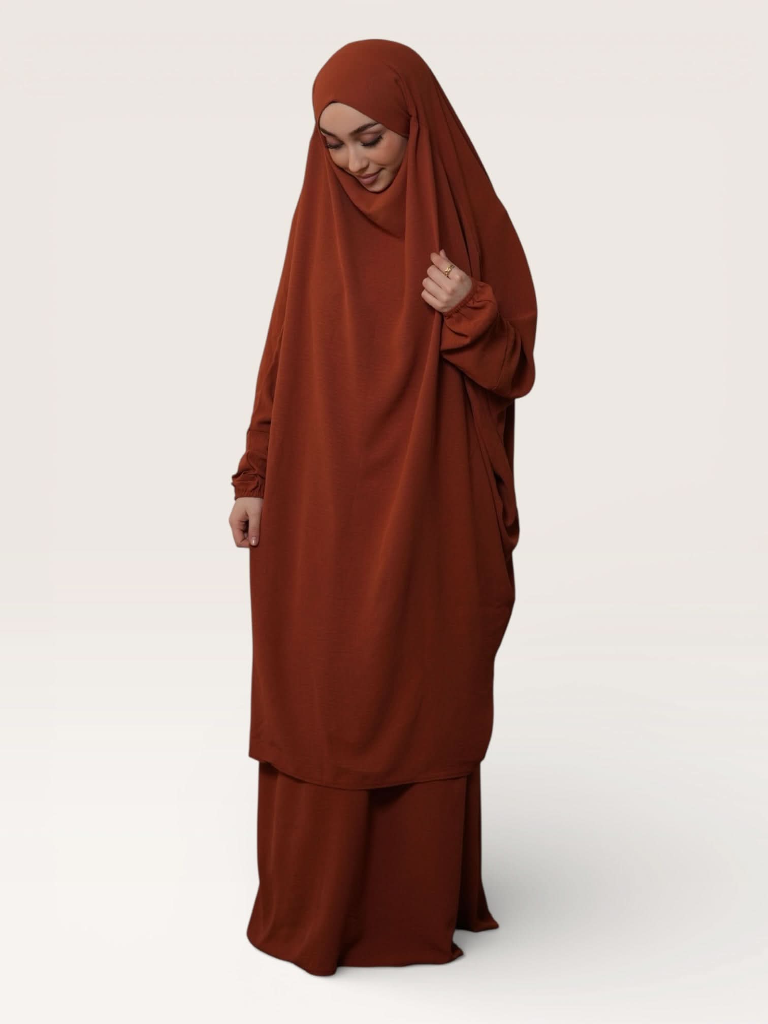 jazz jilbab - red - Losyana.Shop