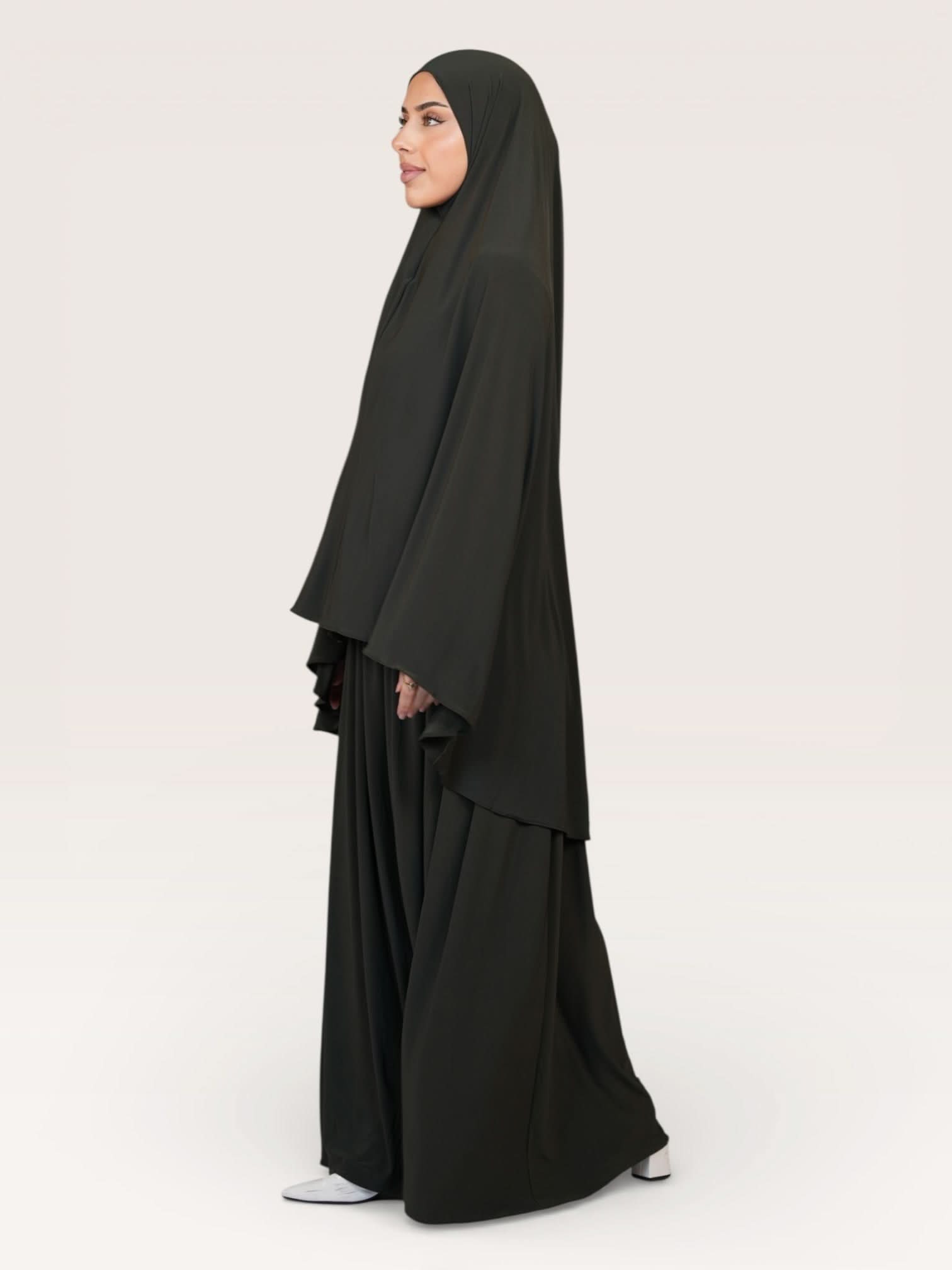 premium khimar set - forest - Losyana.Shop