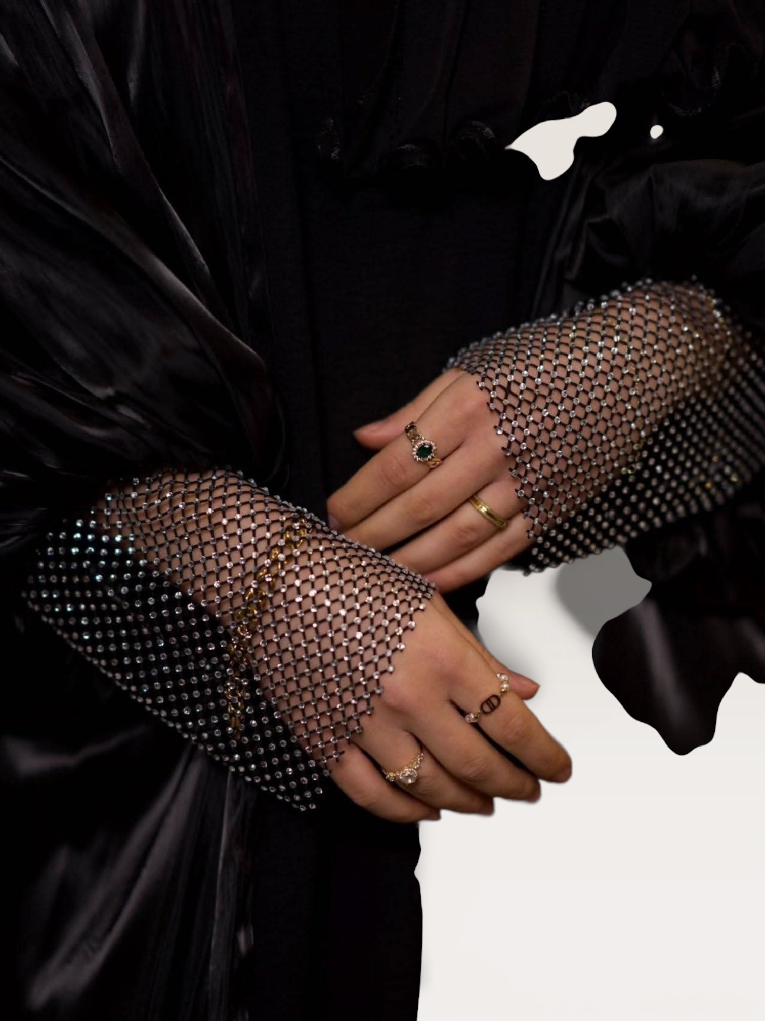 Emirate abaya - black