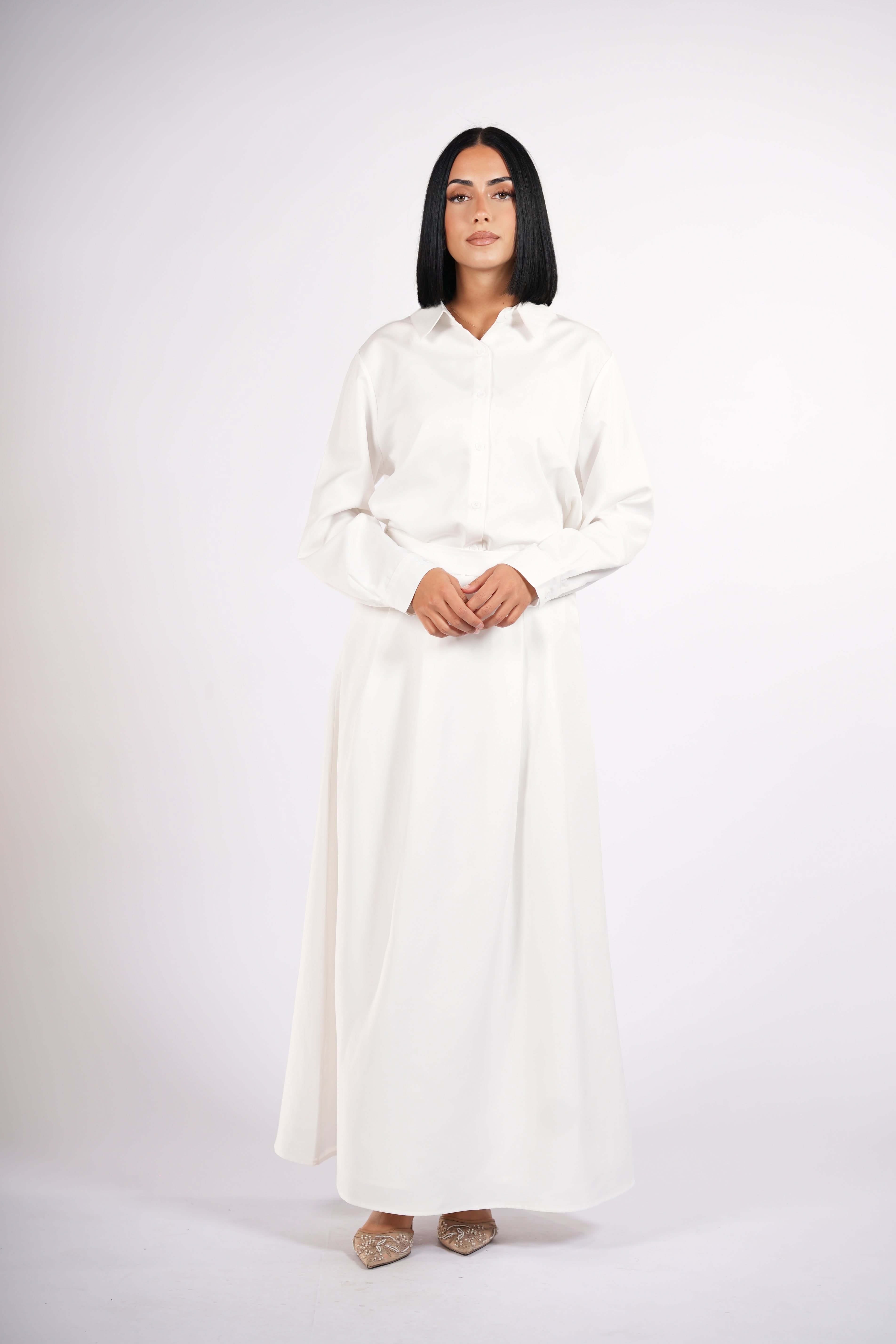 timeless blouse - white - Losyana.Shop
