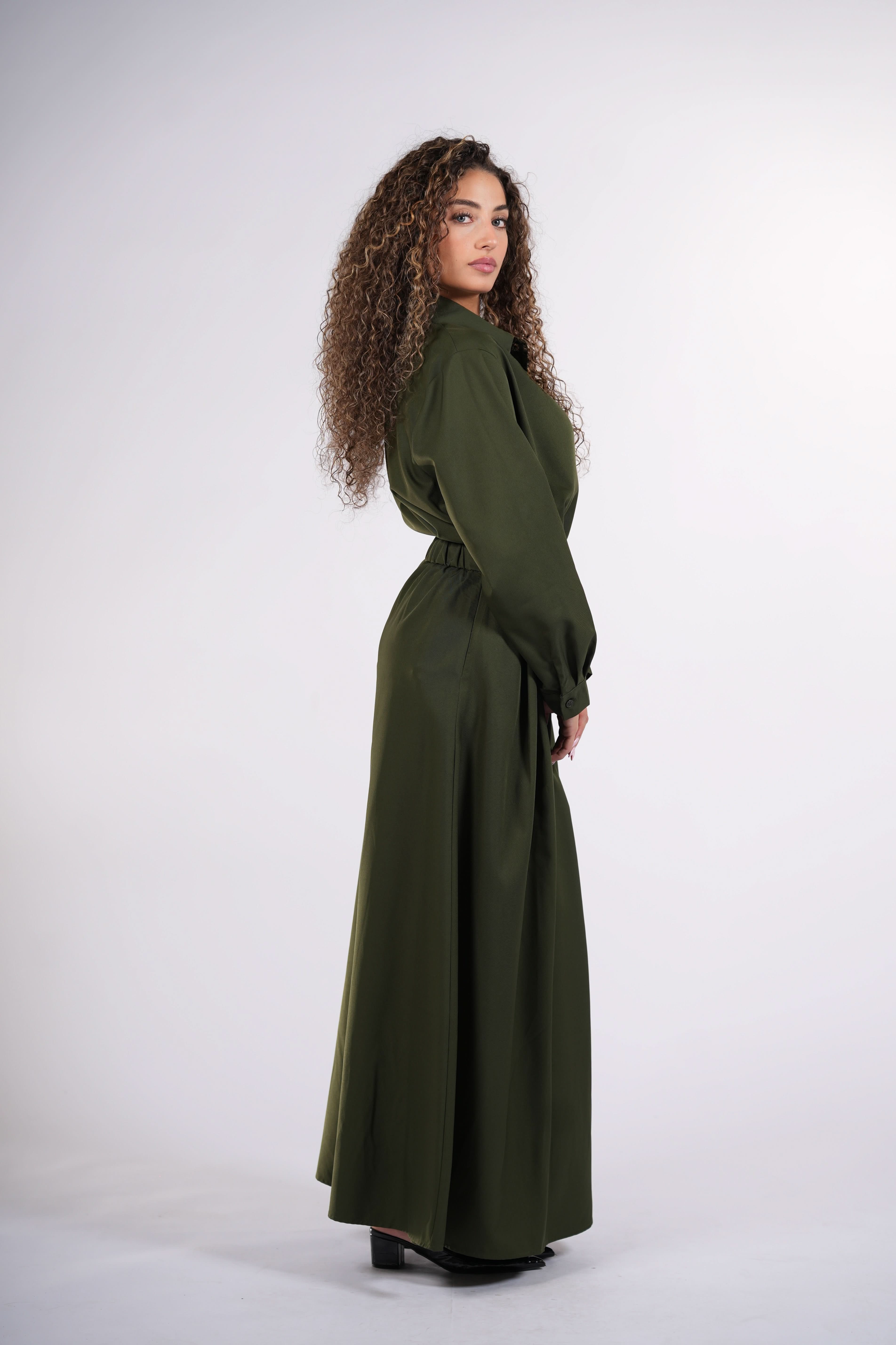 timeless skirt - khaki green - Losyana.Shop