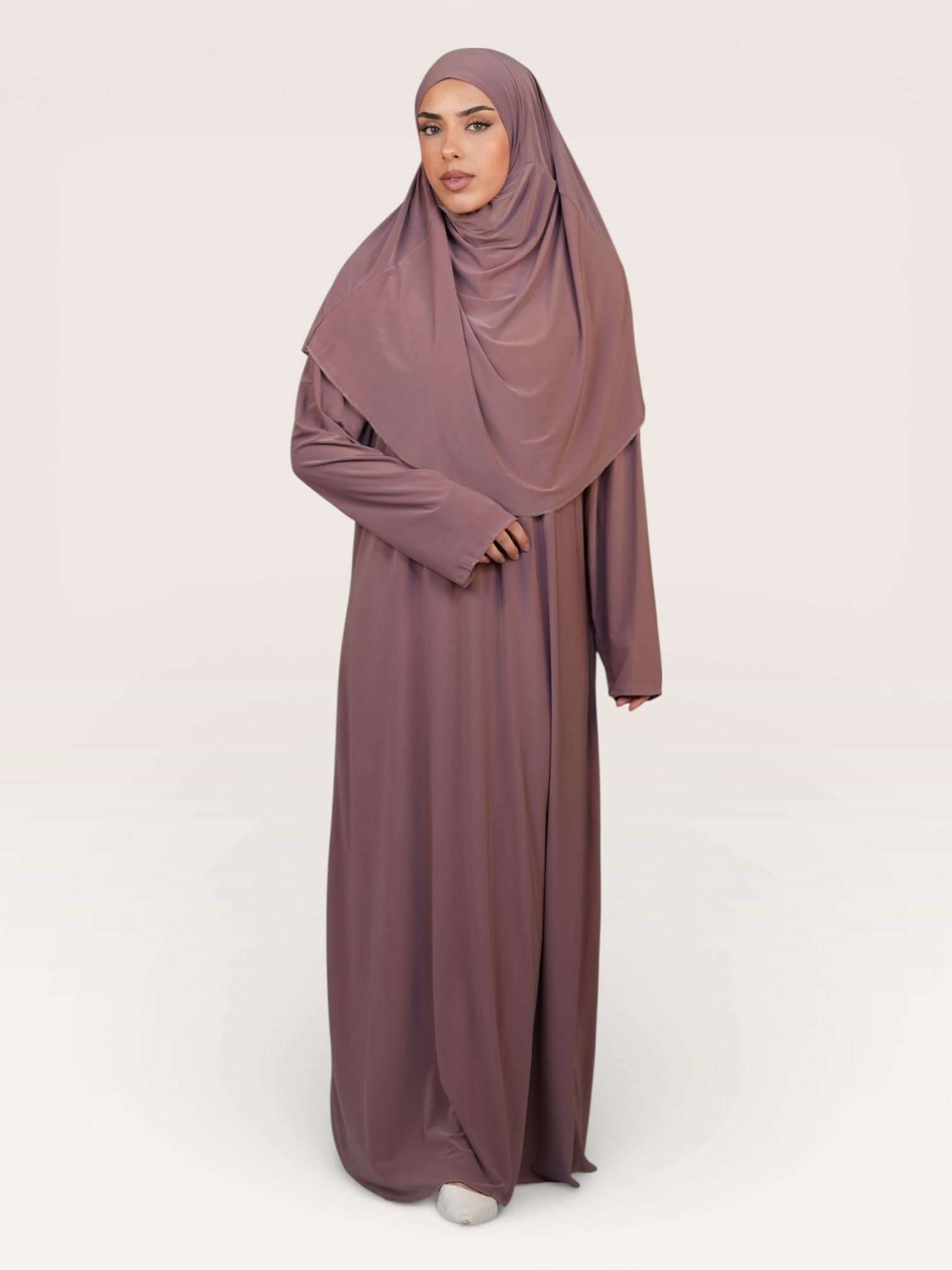 prayer dress premium jersey - dark rose
