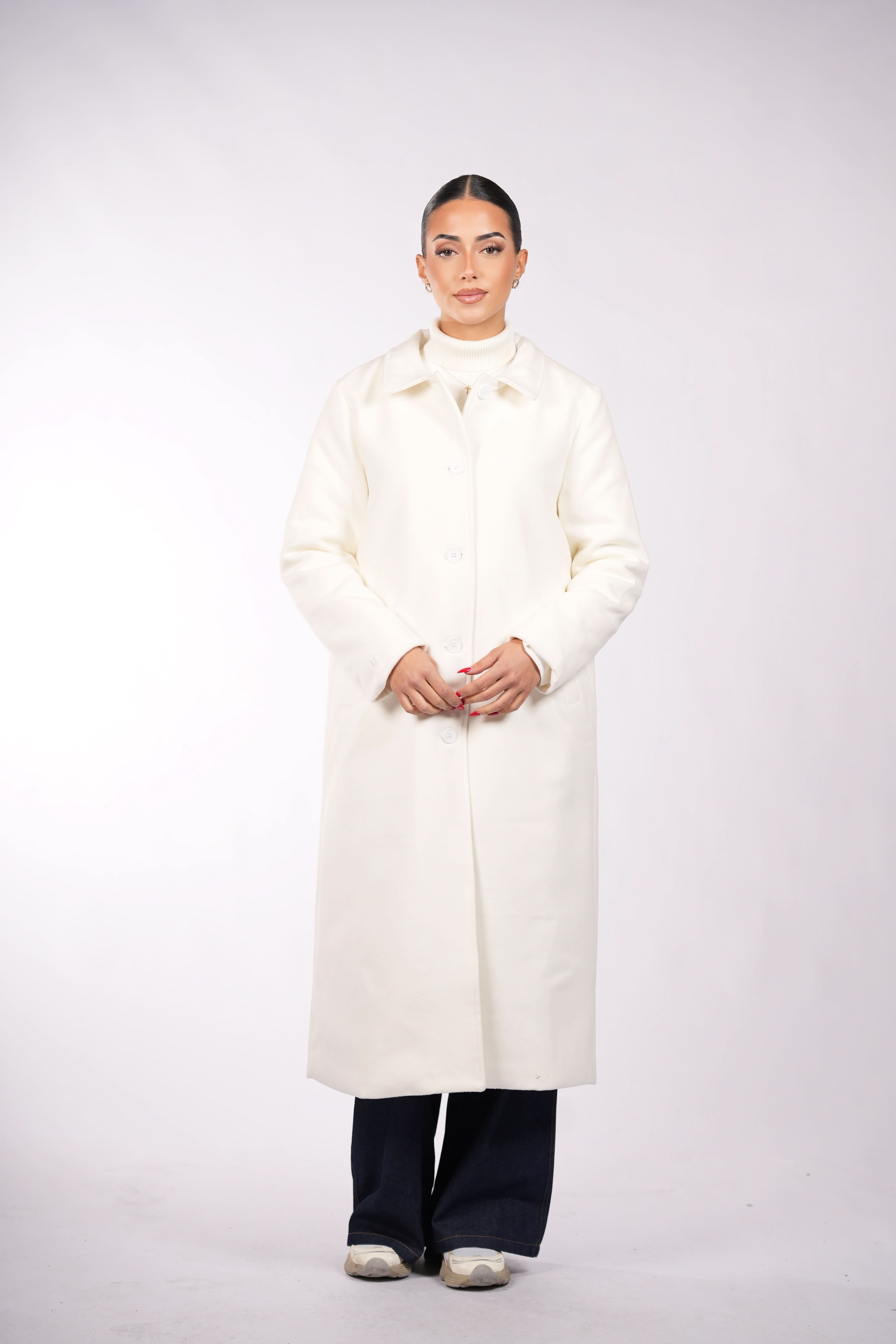 the vienna coat - white