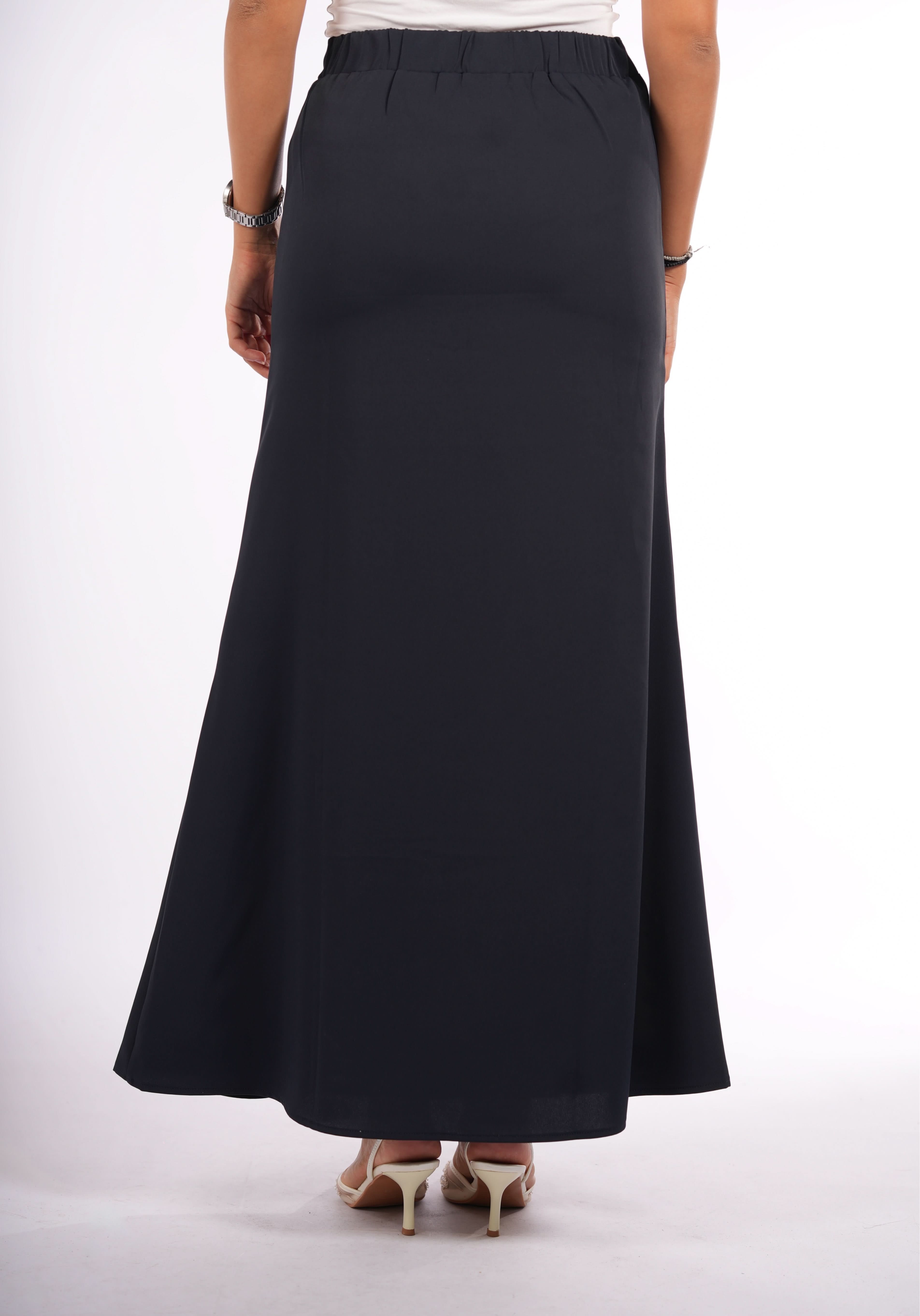 old vienna skirt - navy - Losyana.Shop