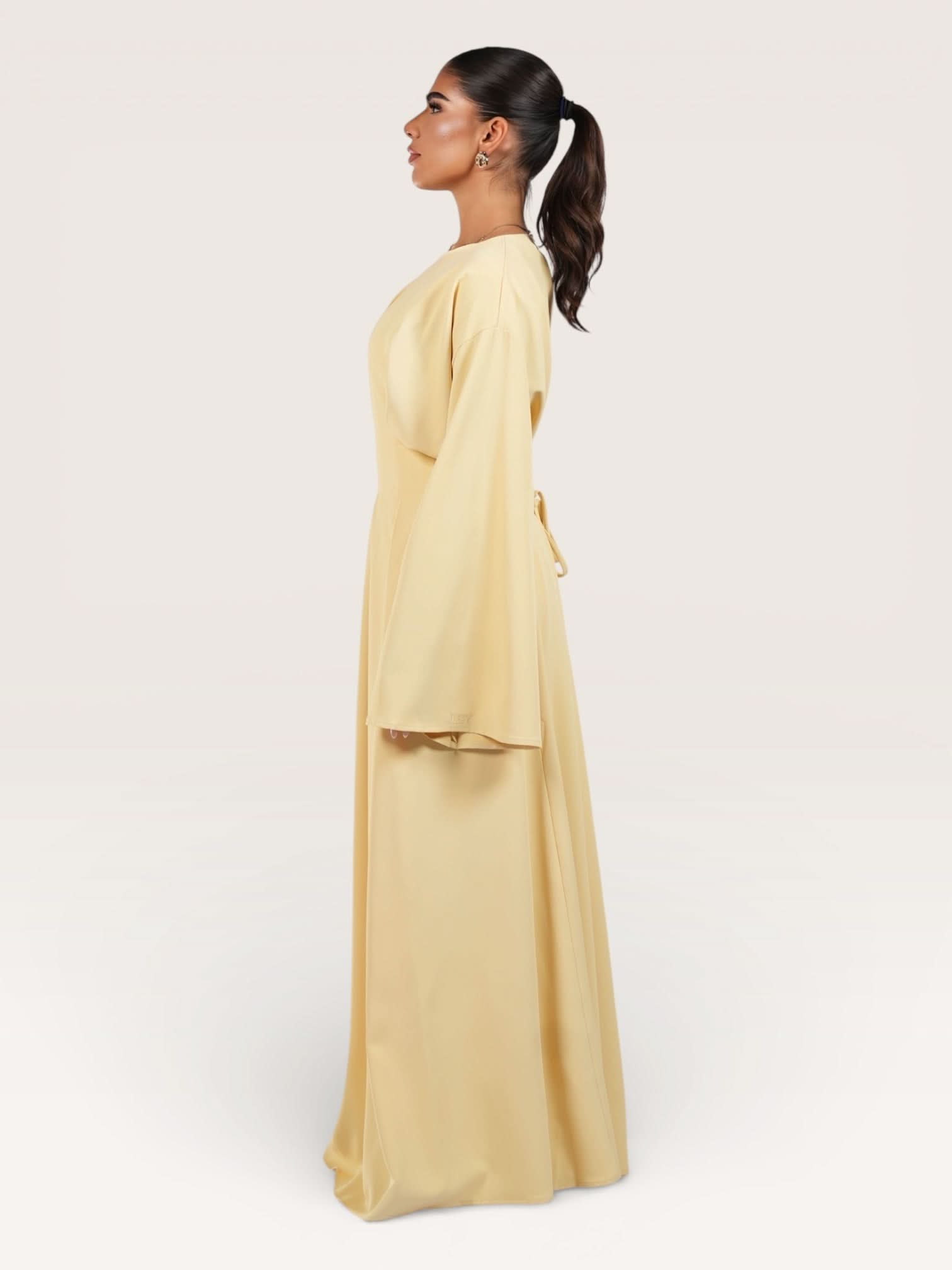 the corset dress - butter yellow - Losyana.Shop