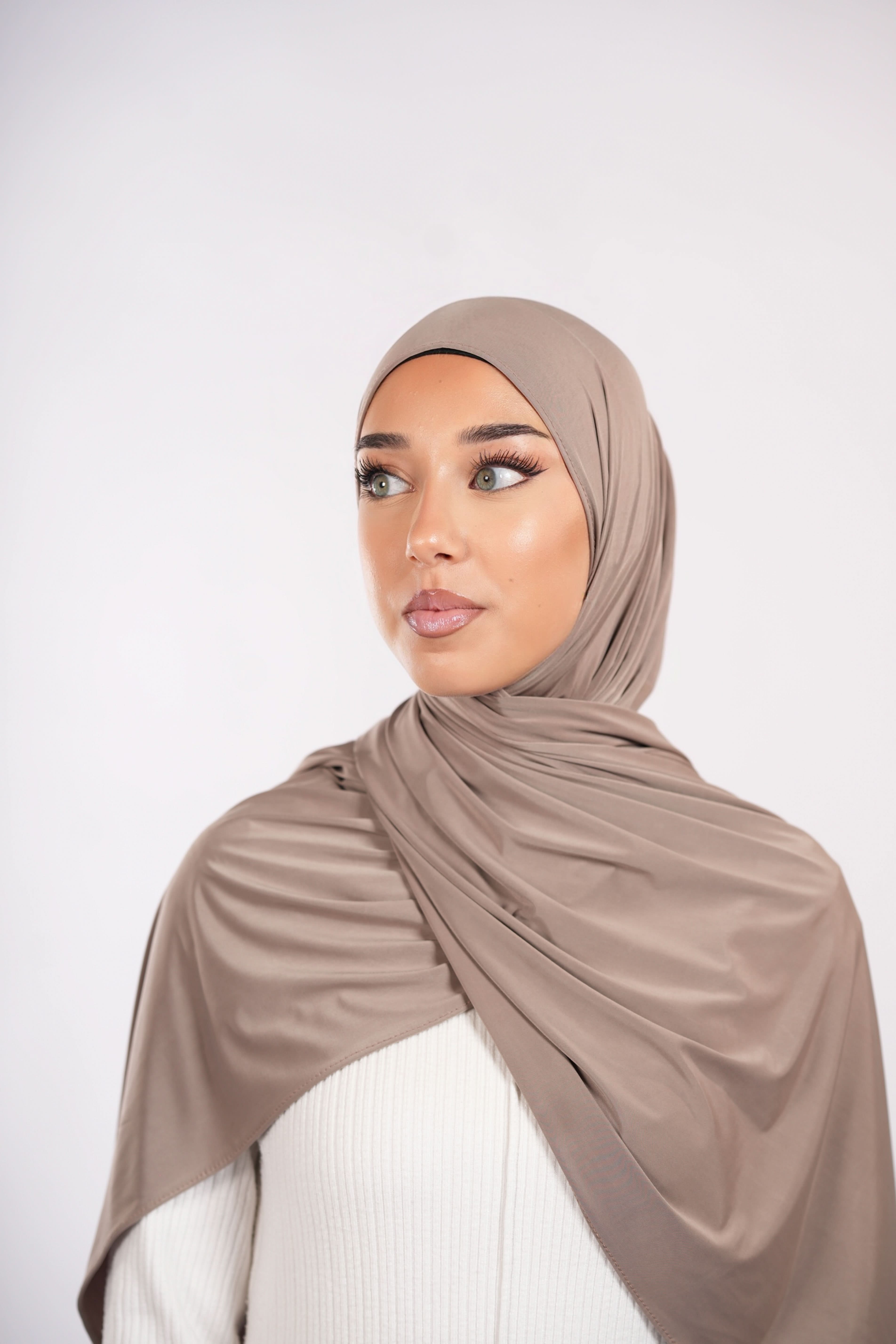 Liquid Jersey - Dark beige - Losyana.Shop