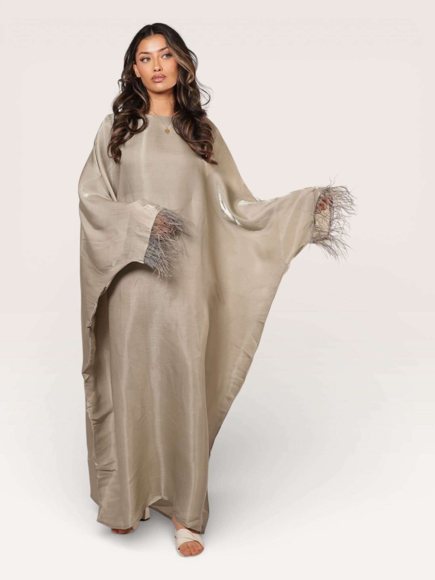 Farasha abaya - pistachio