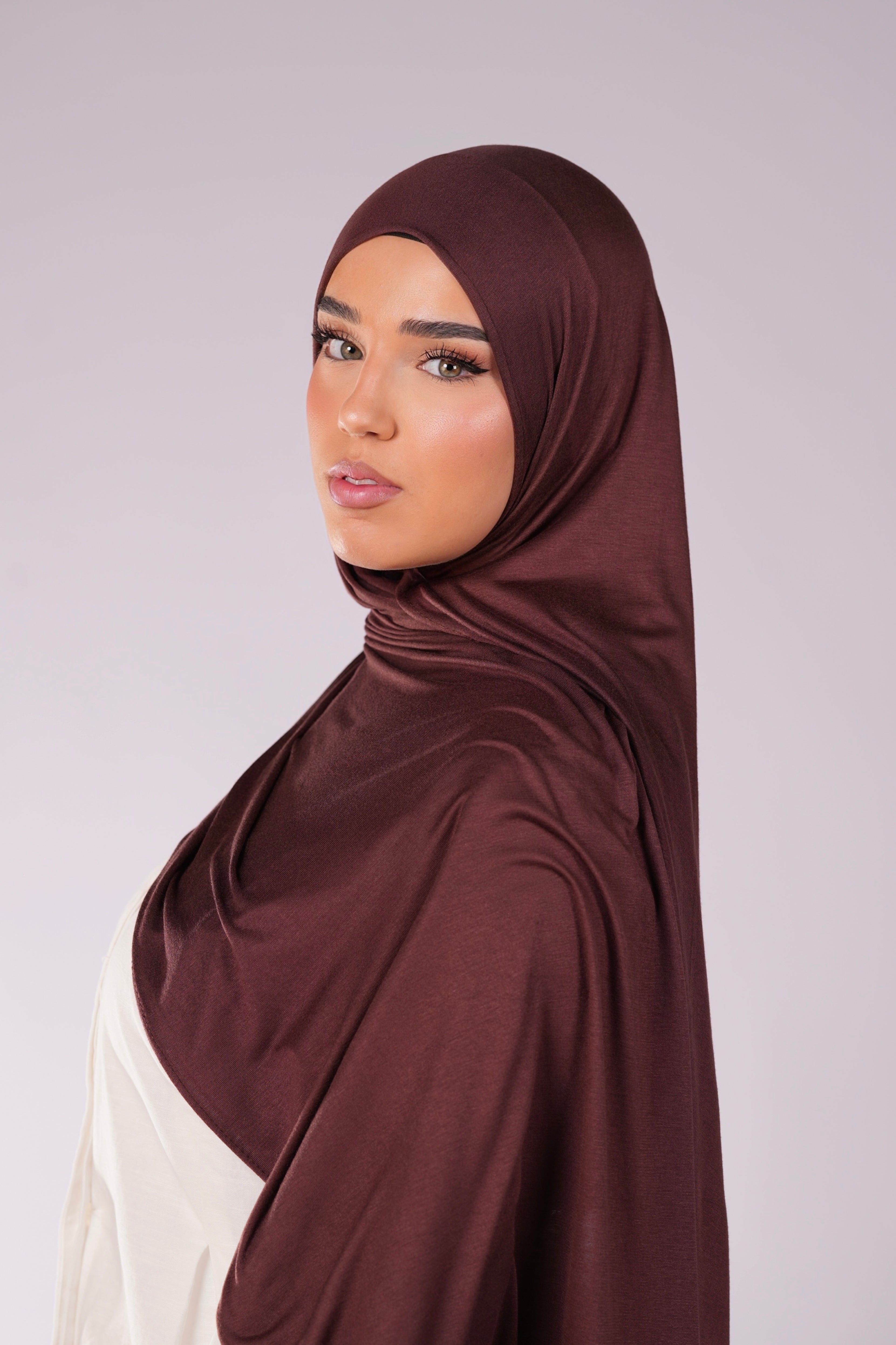 Bamboo jersey - chestnut