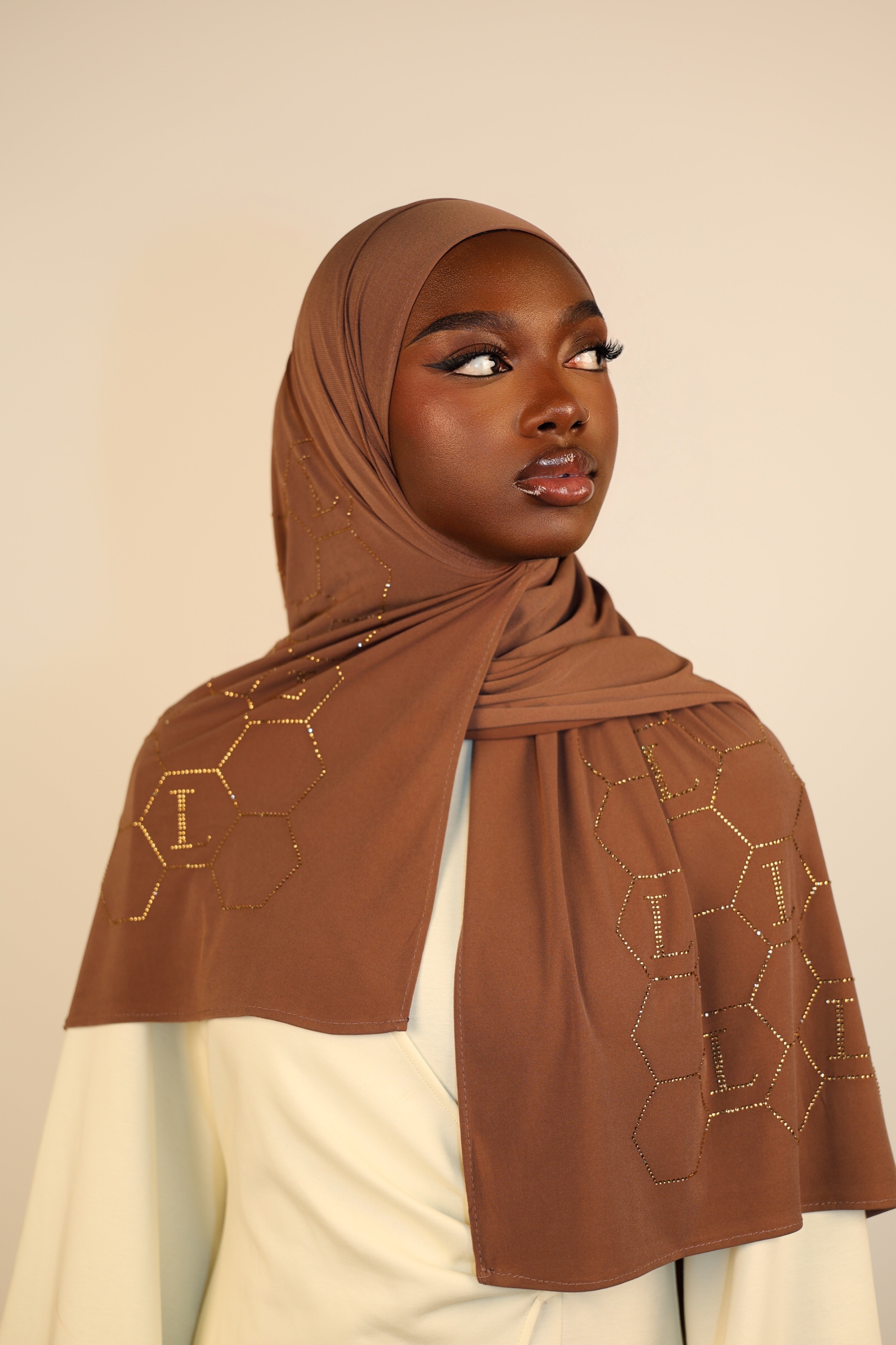 Premium Jersey Strass “L” - sahara