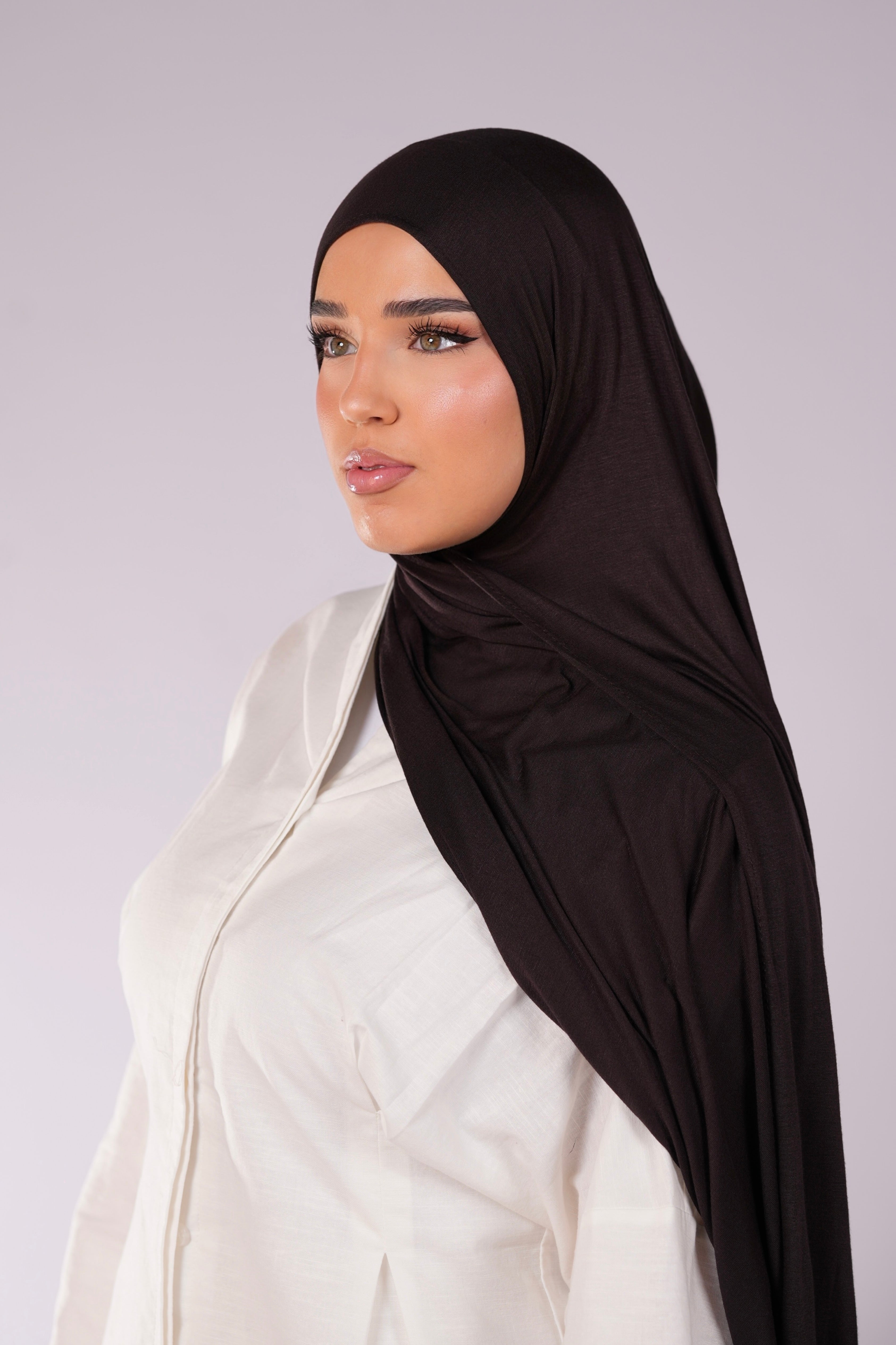 Bamboo jersey - deep brown