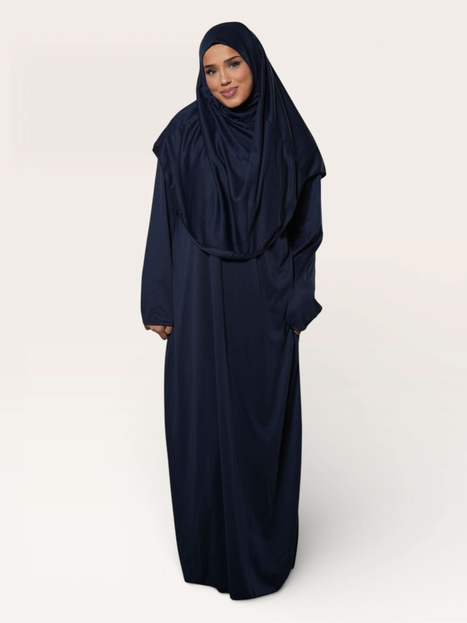 prayer dress jersey - navy - Losyana.Shop