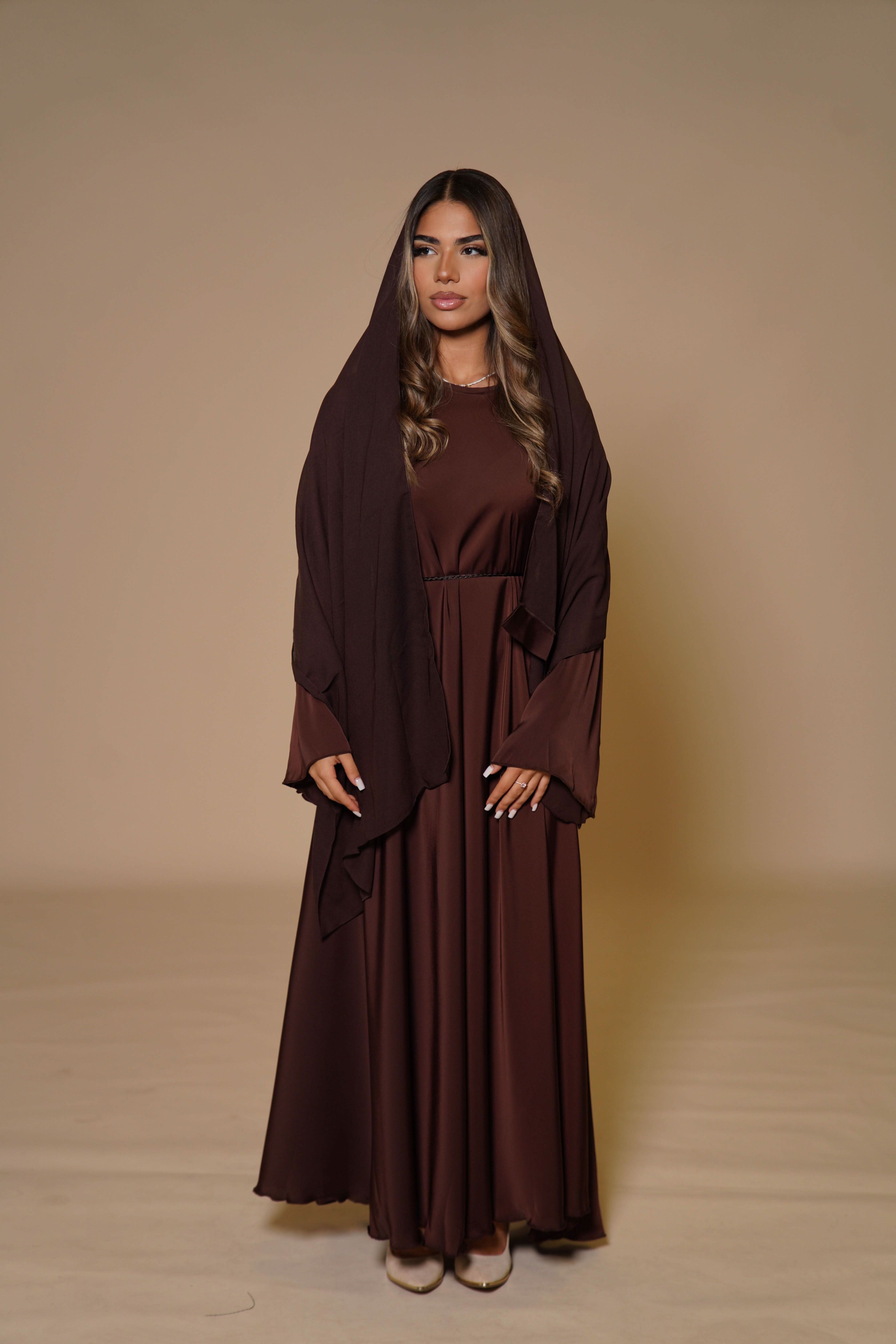A Line dress - brown sugar - Losyana.Shop