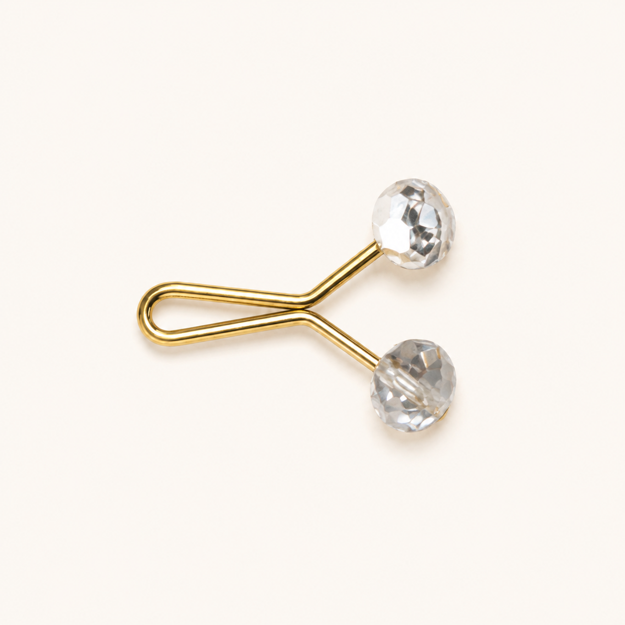 Hijab clip - Gold diamond