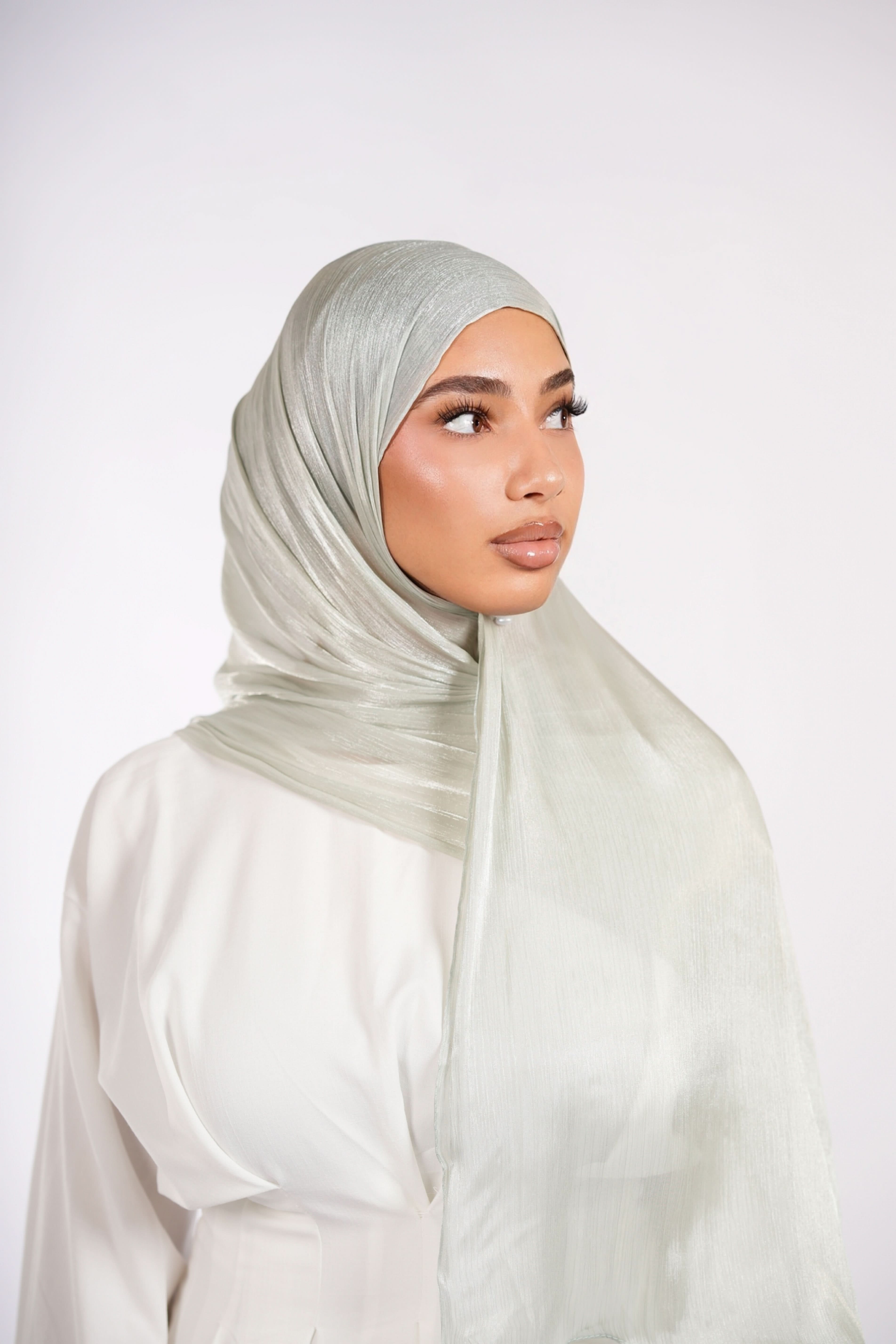 Organza Hijab - Mint - Losyana.Shop