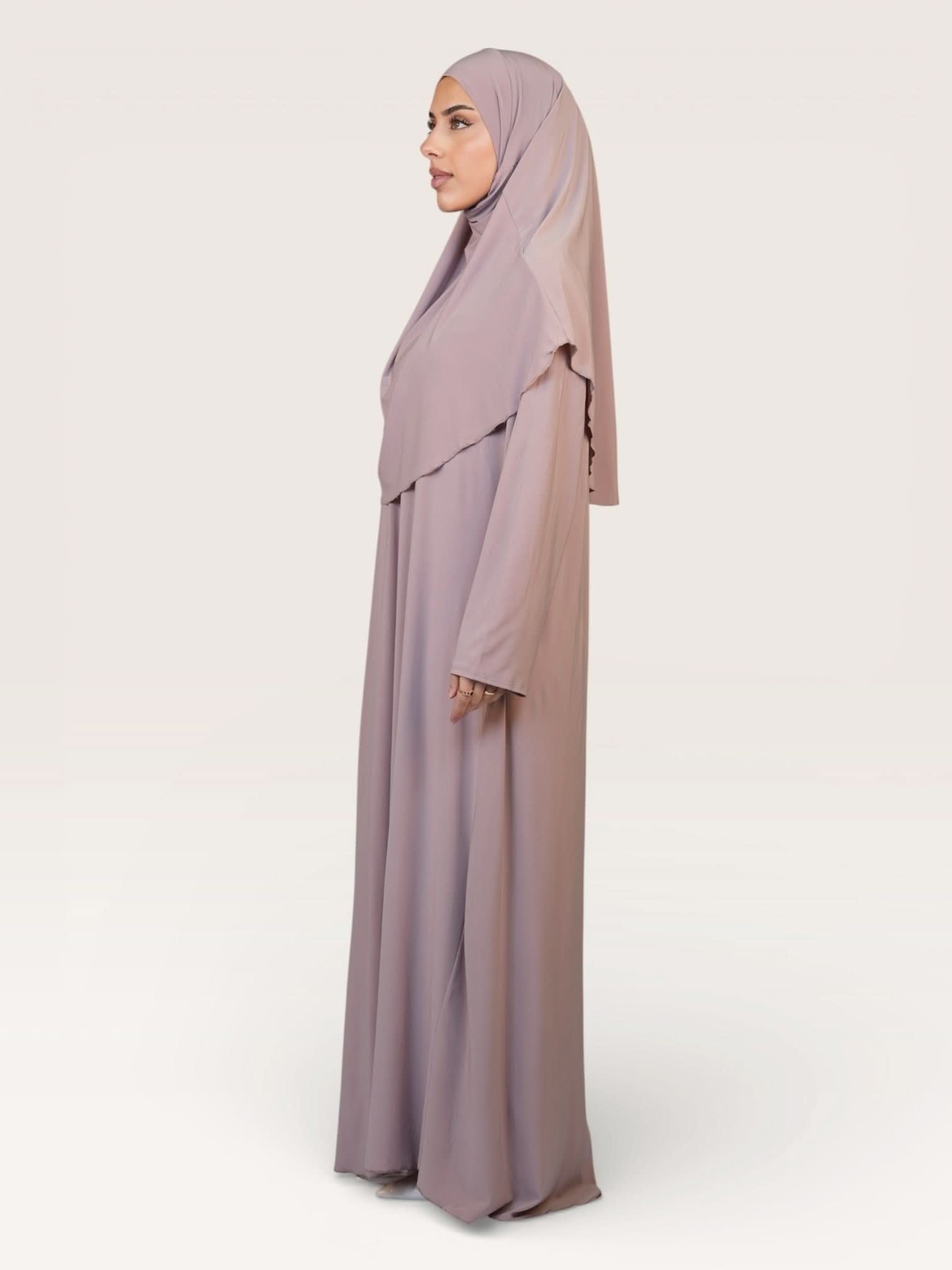 prayer dress premium jersey - almond - Losyana.Shop