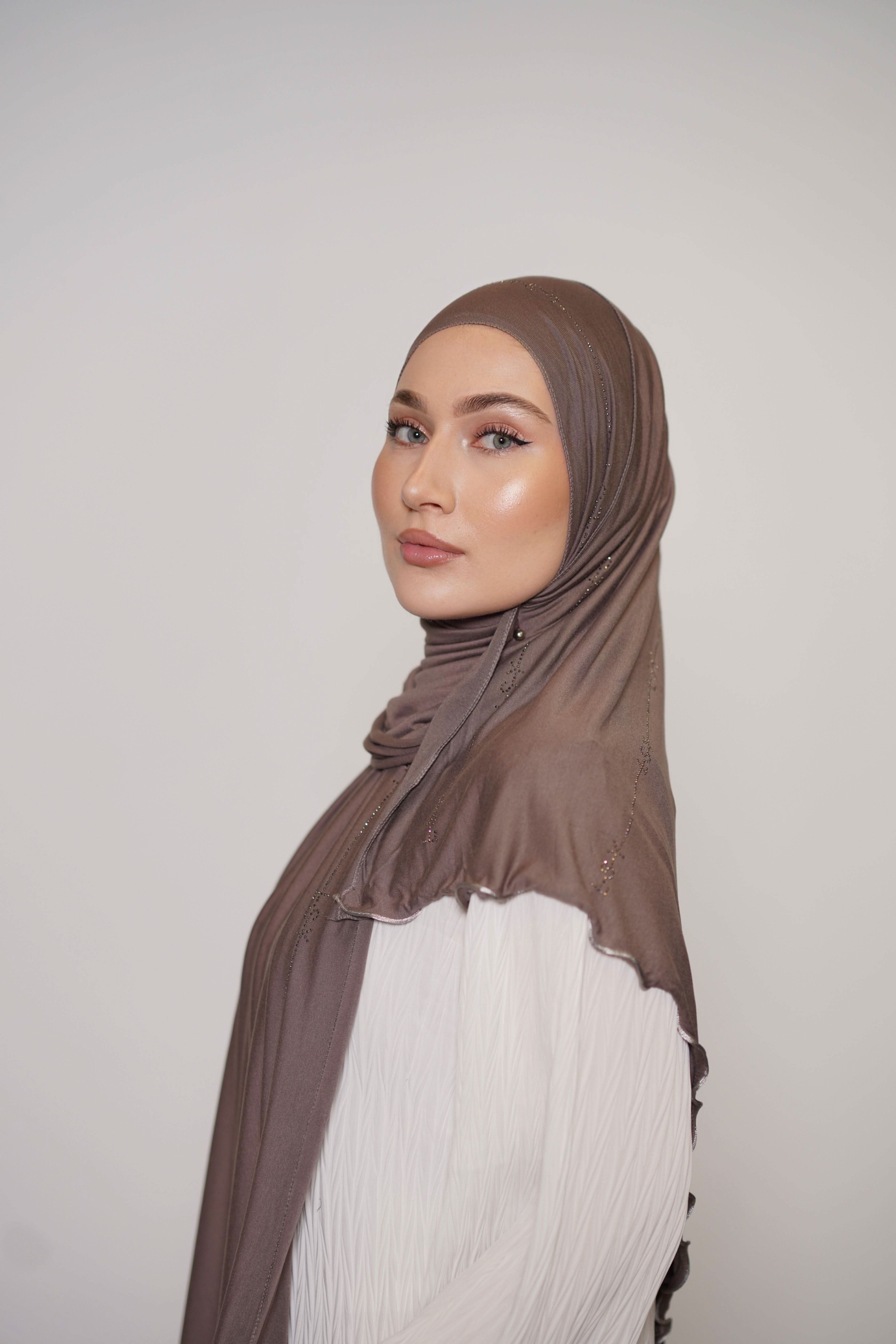 LSY Diamond Jersey - dark mocca - Losyana.Shop