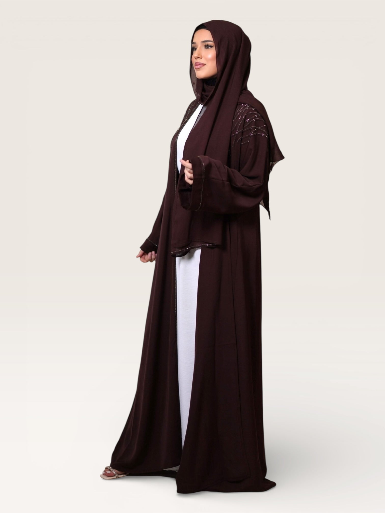 Emirate abaya - brown sugar