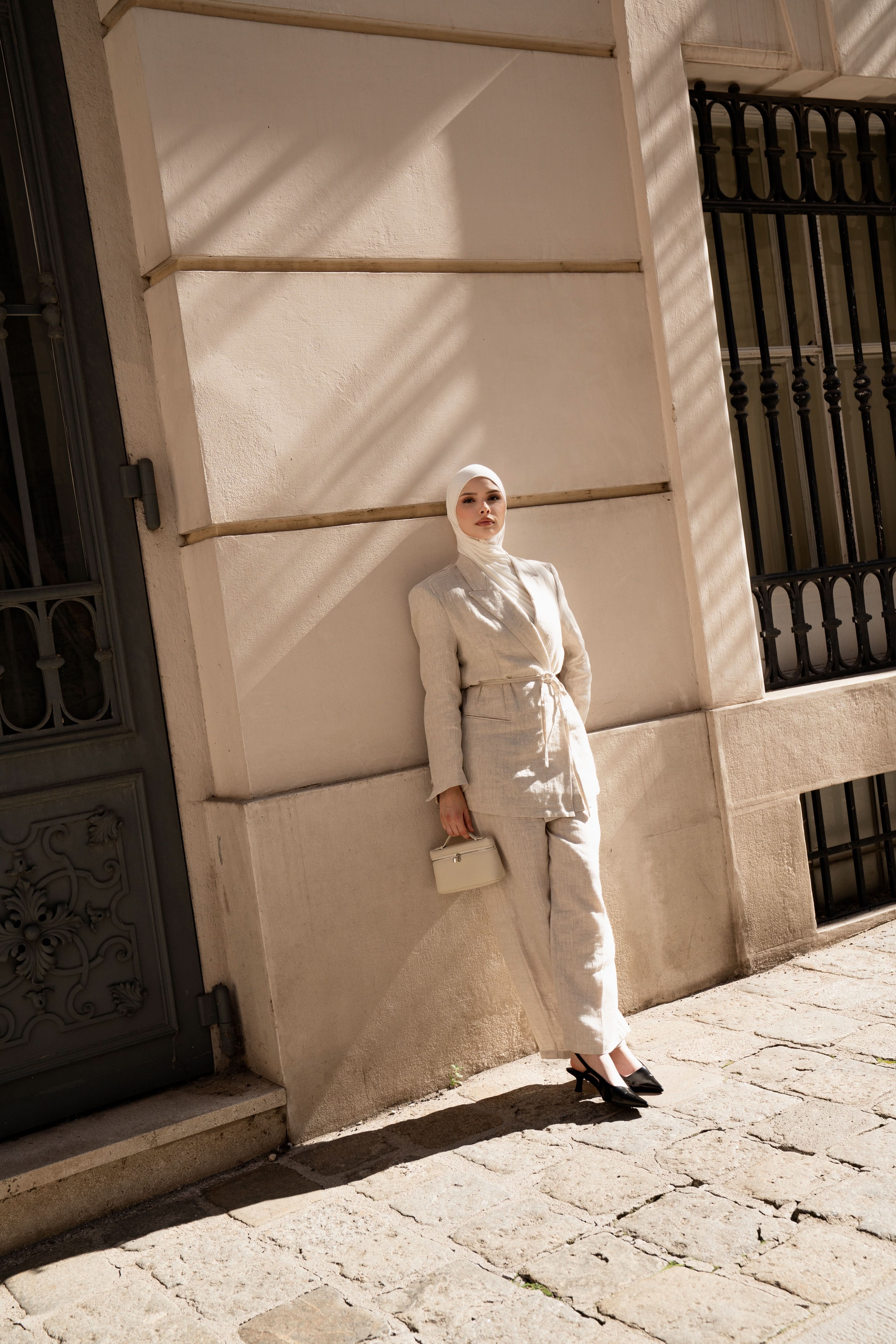 the premium linen blazer - Losyana.Shop