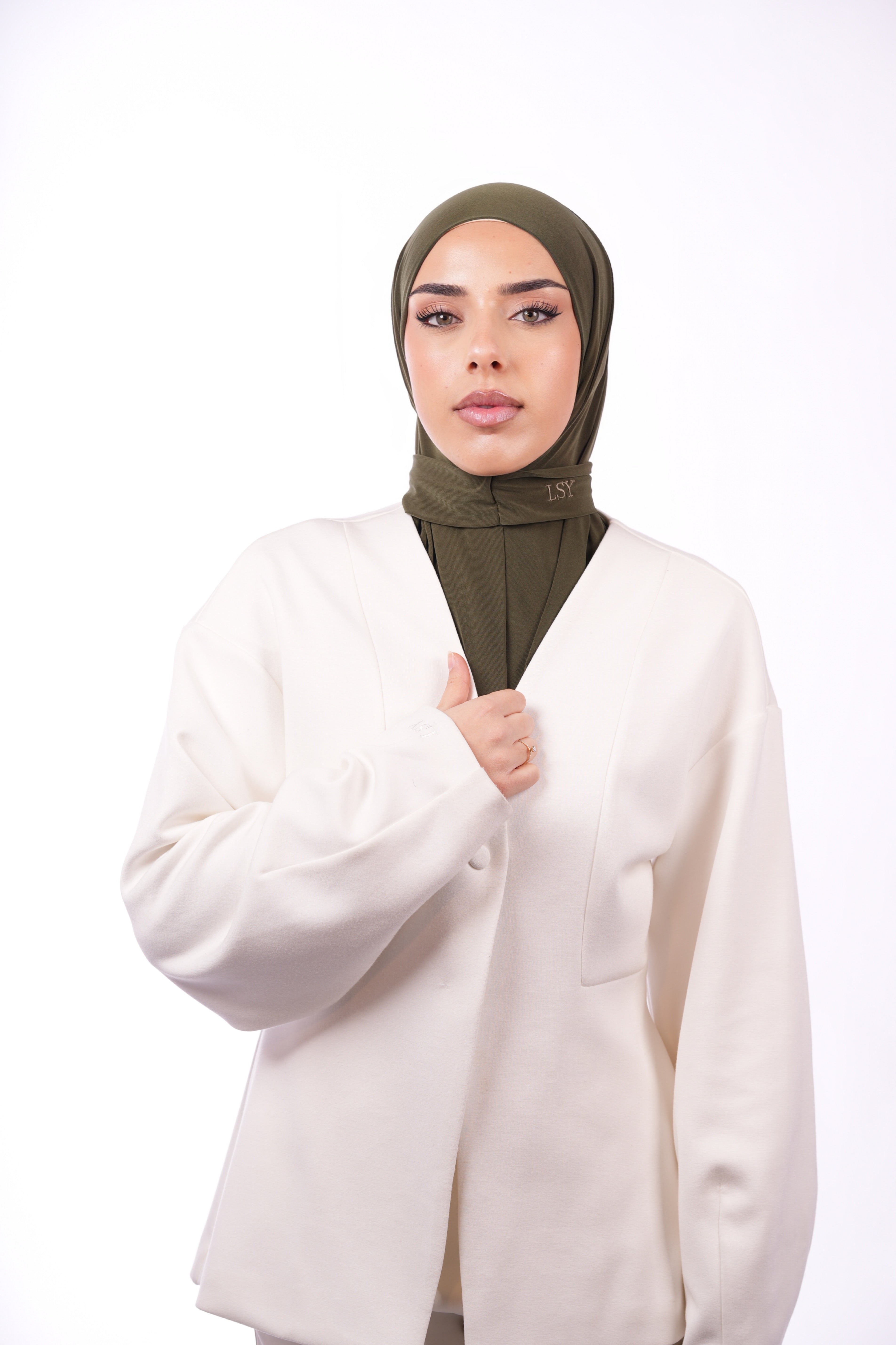 Instant Hijab - army green