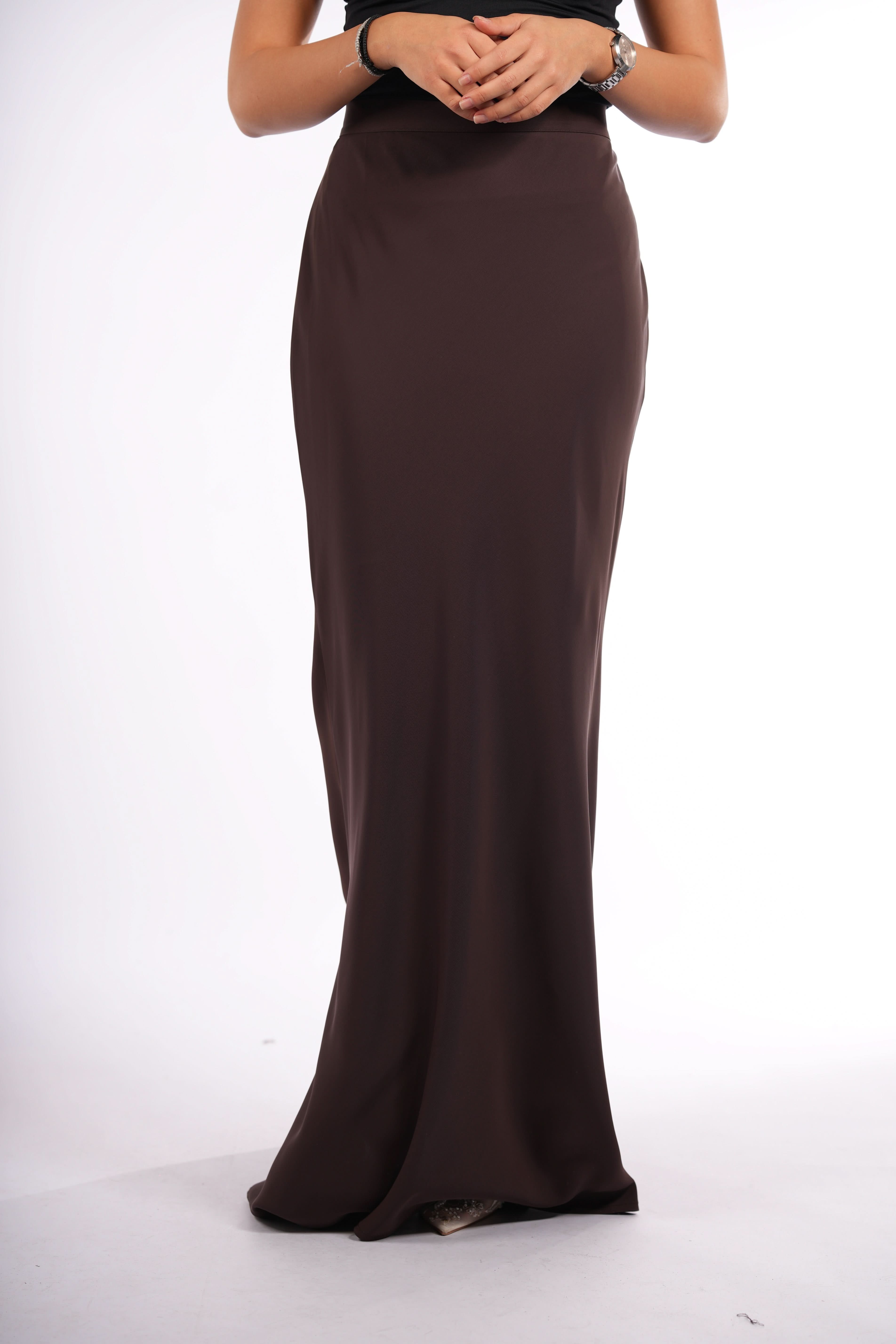 the palais skirt - espresso - Losyana.Shop