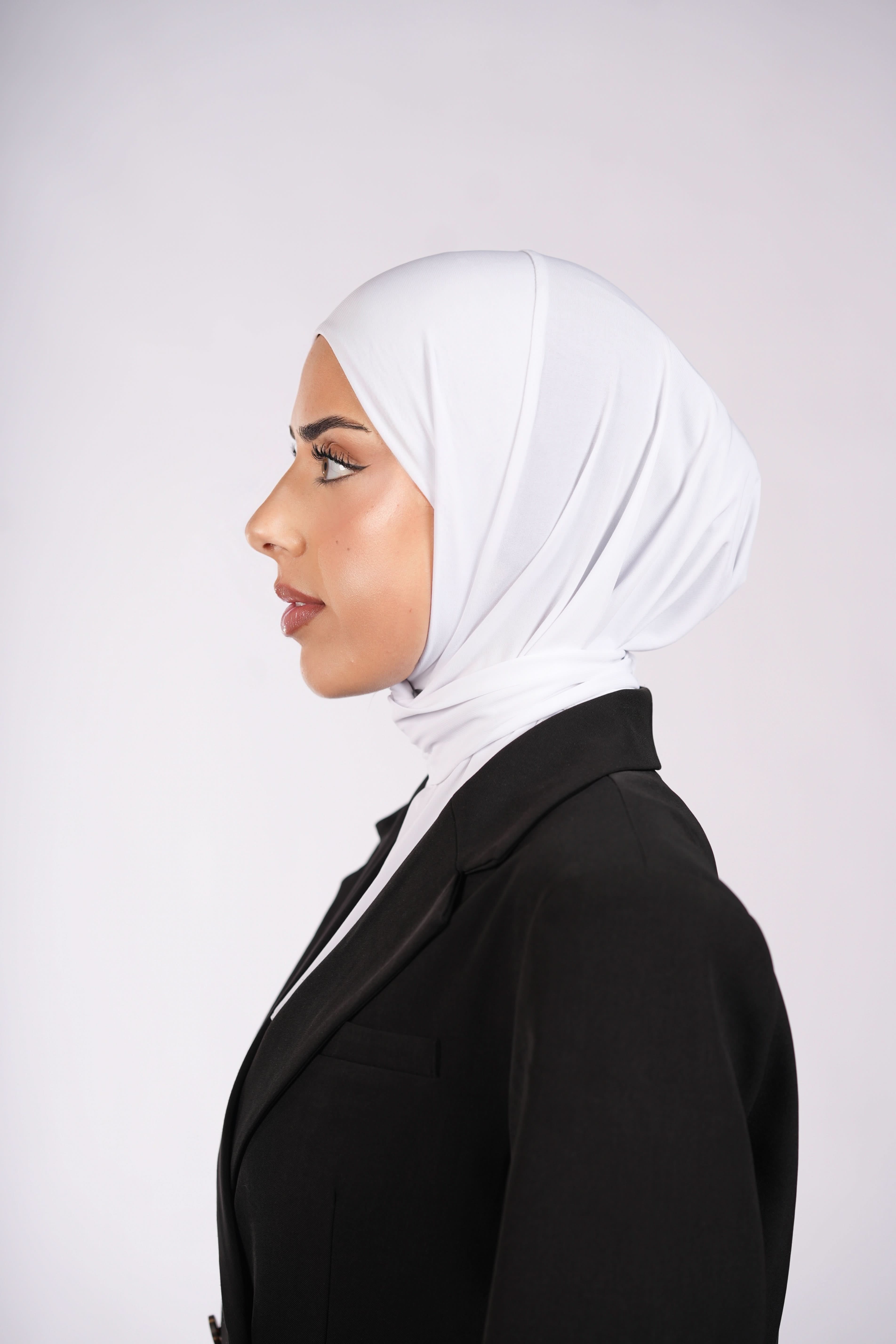 Instant Hijab - cold white