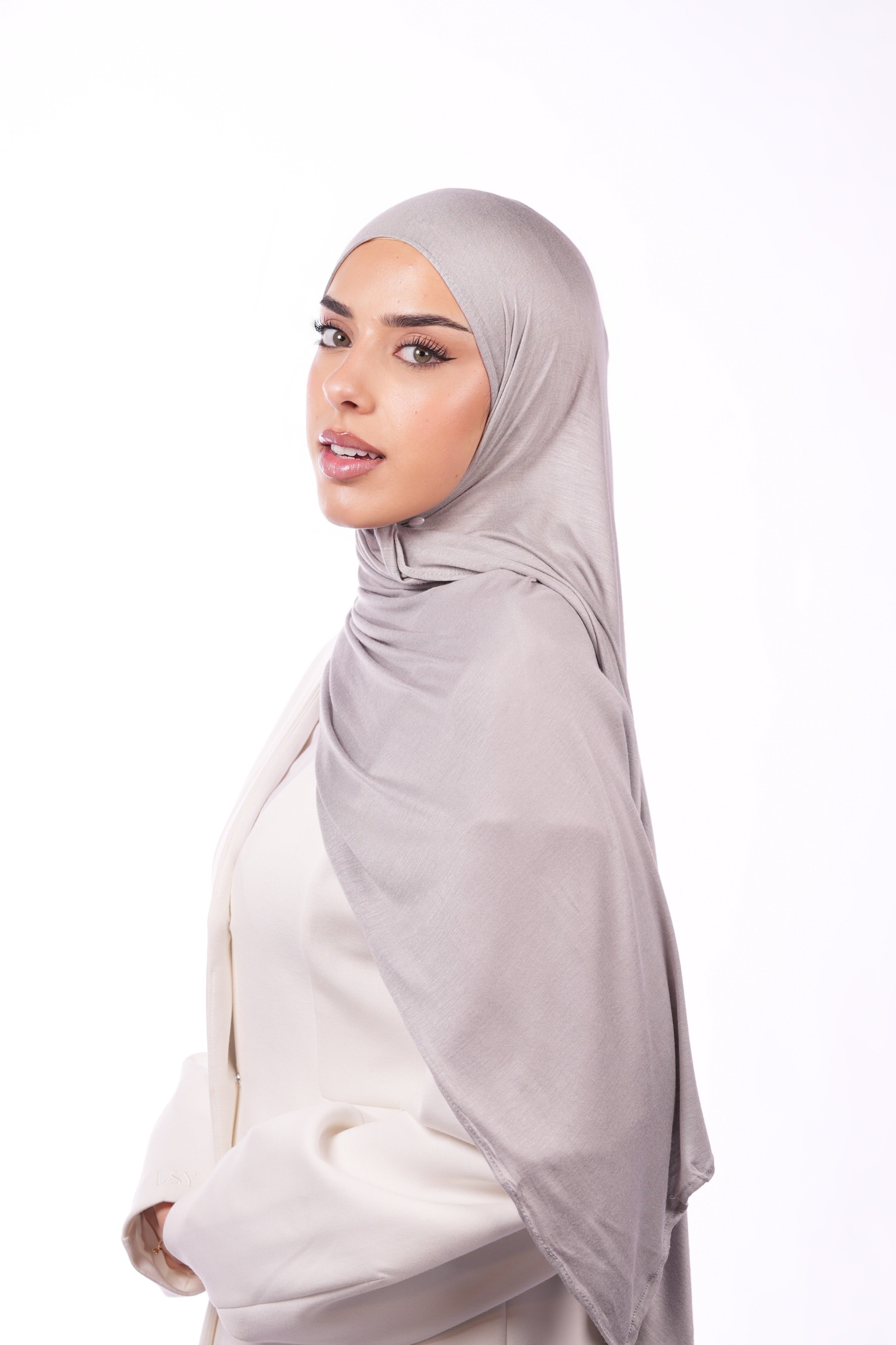 Bamboo Jersey - nude grey