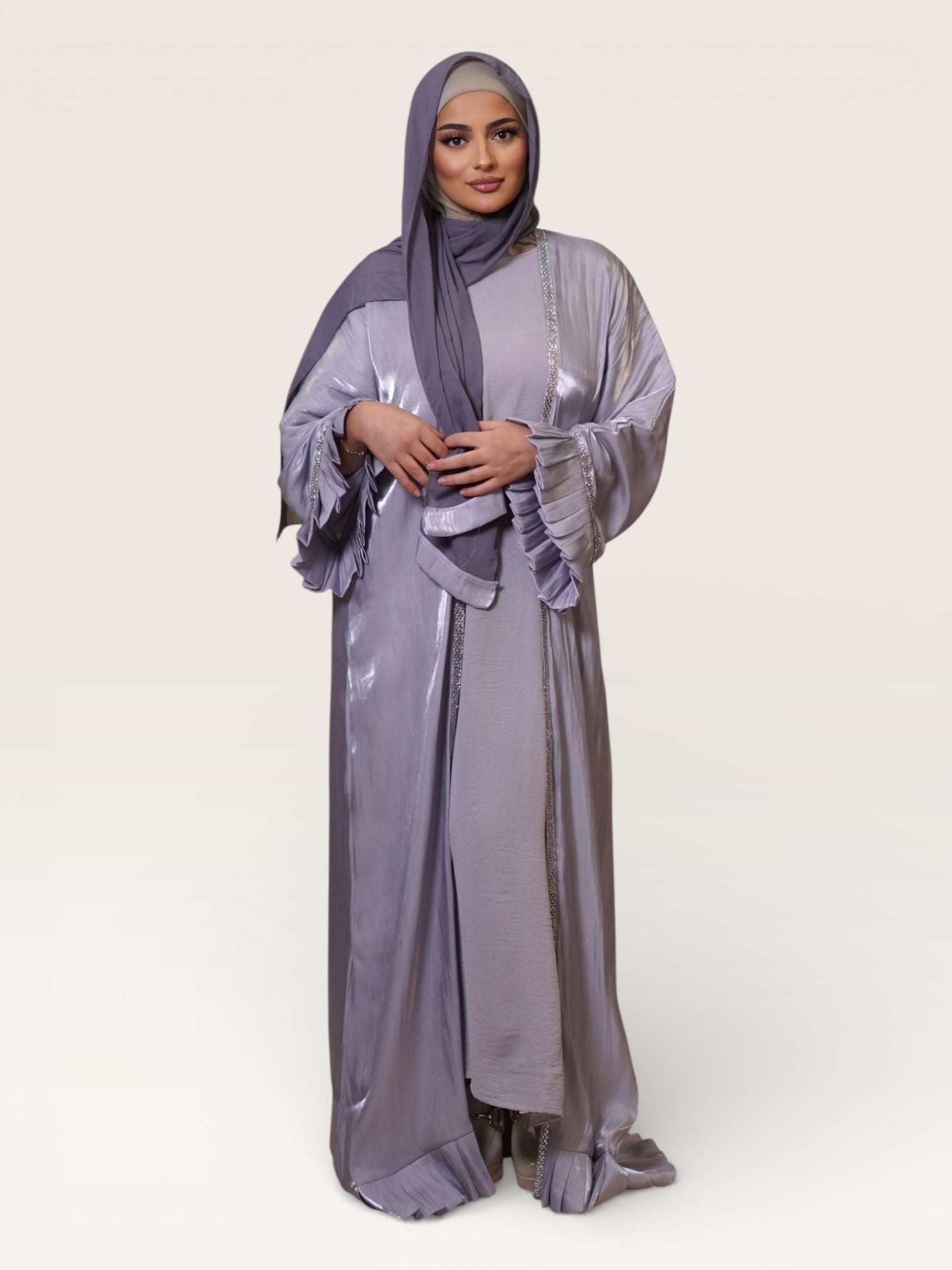 Emirates abaya - lavender