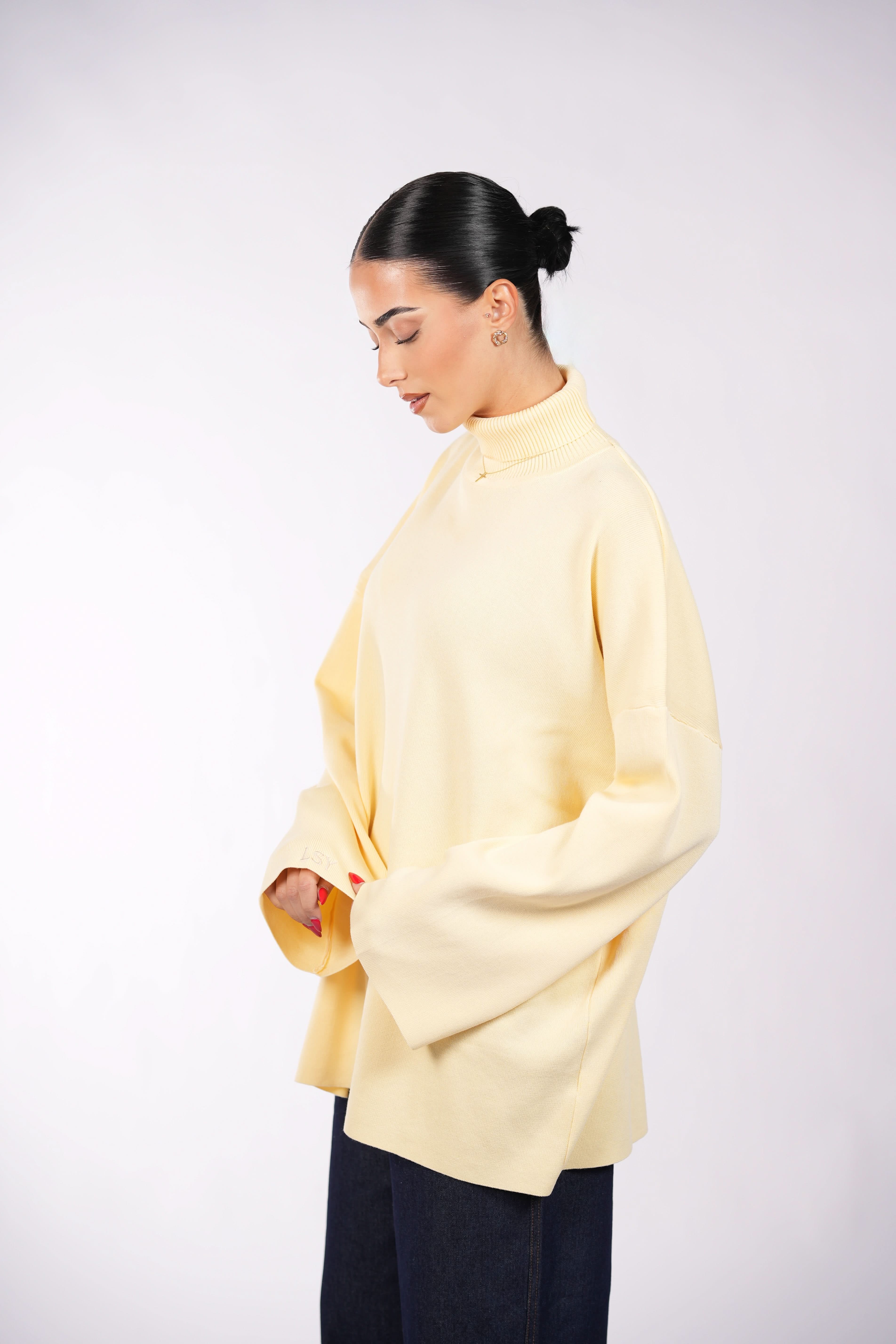 vienna luxury knit - butter yellow