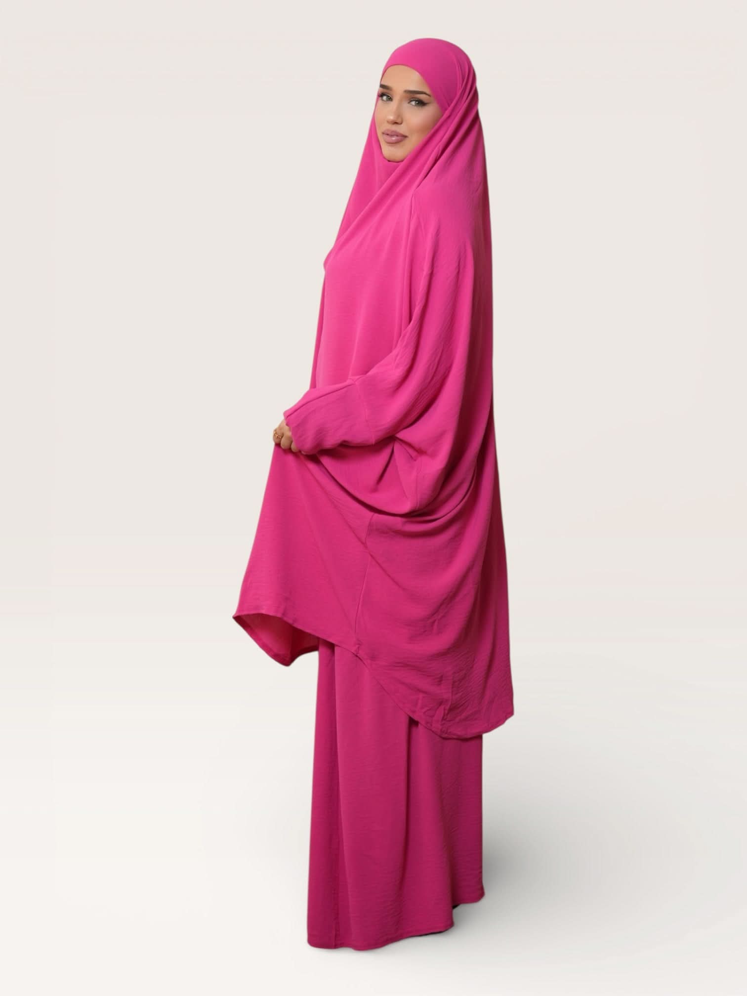jazz jilbab - pink - Losyana.Shop
