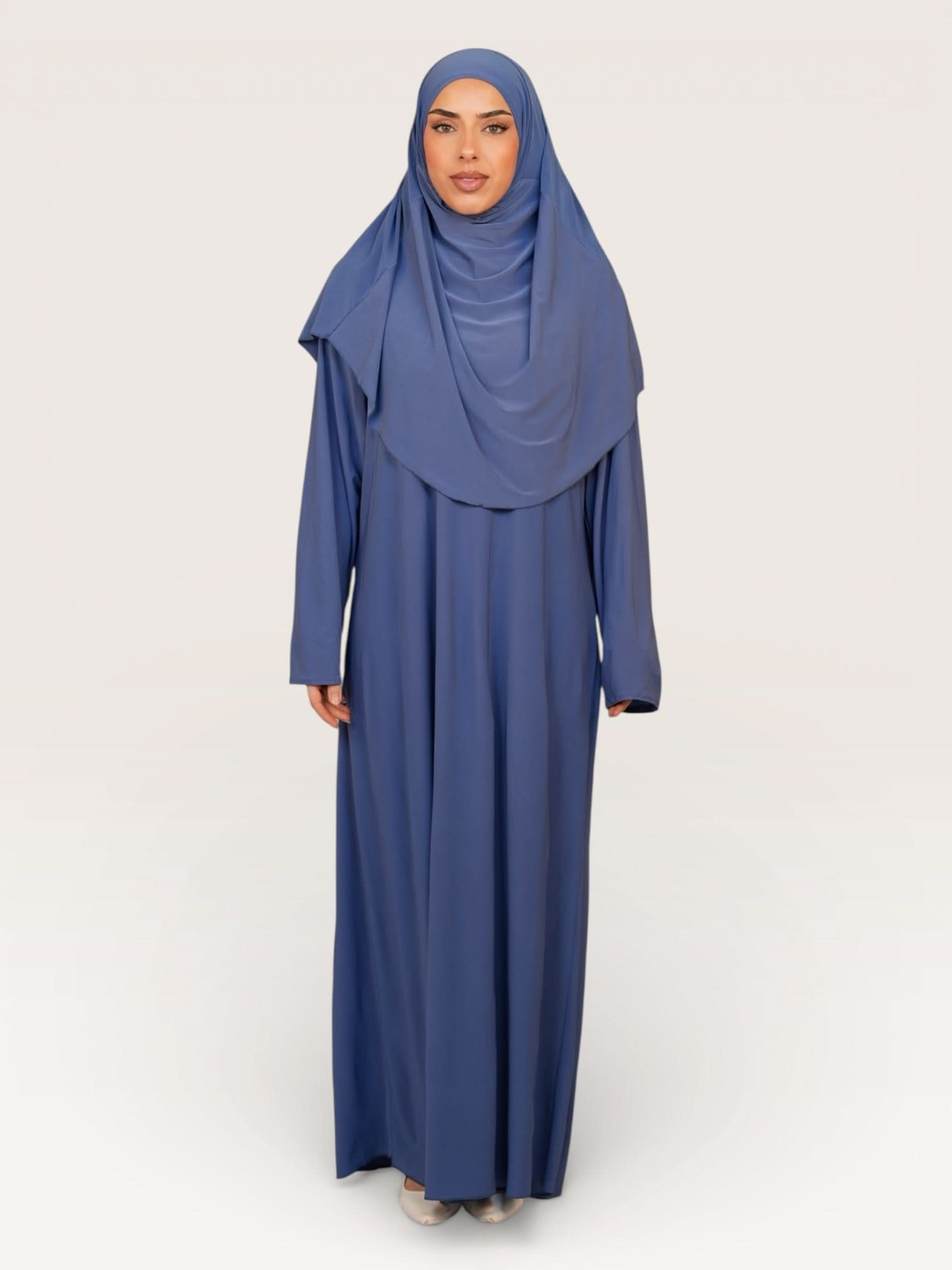 prayer dress premium jersey - blue - Losyana.Shop