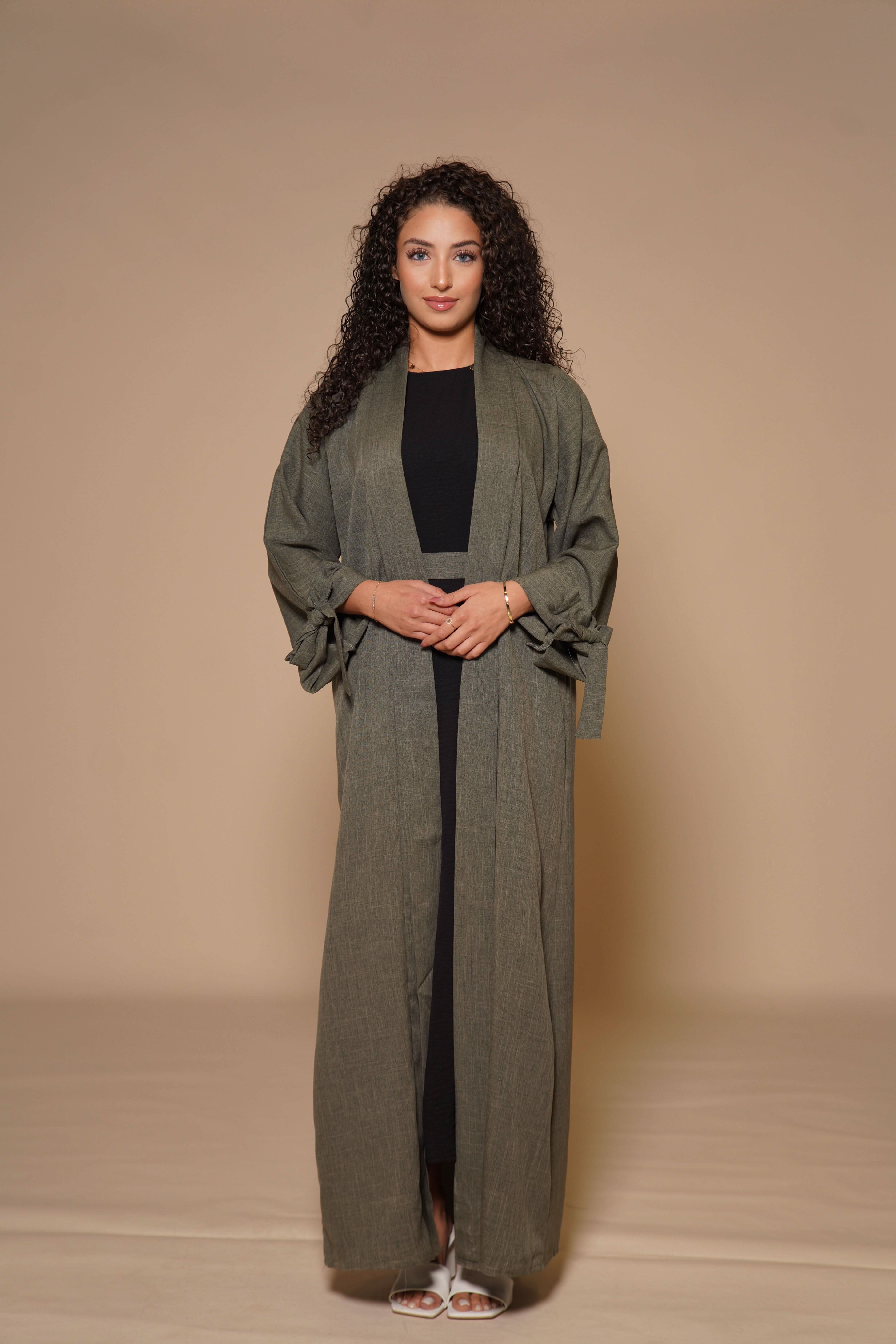 Linen Set- Khaki Green - Losyana.Shop