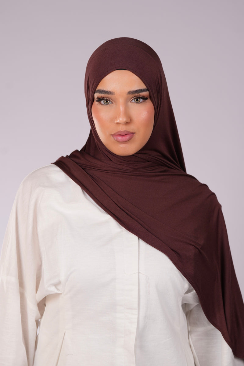 Bamboo jersey - chestnut