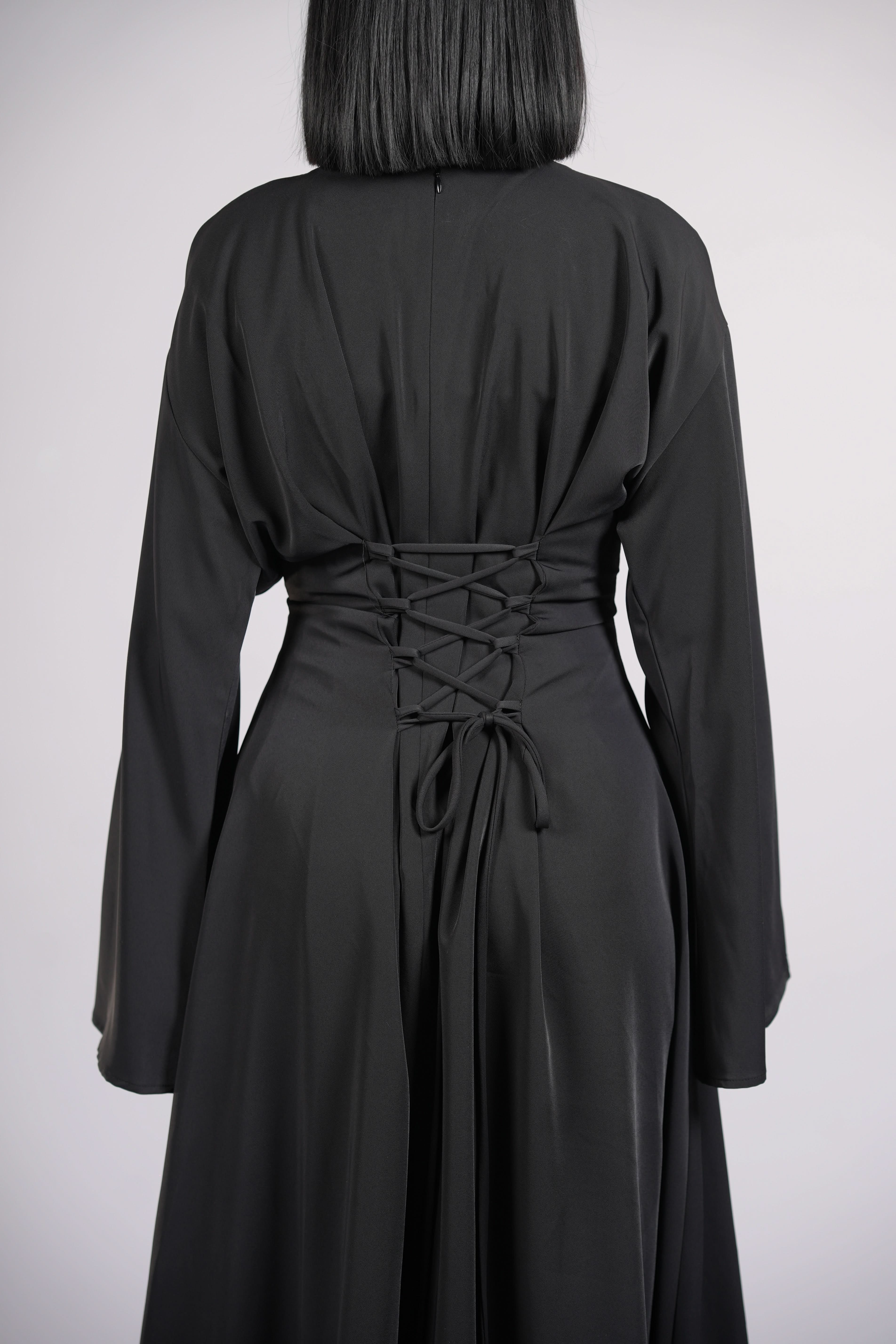 the corset dress - black - Losyana.Shop