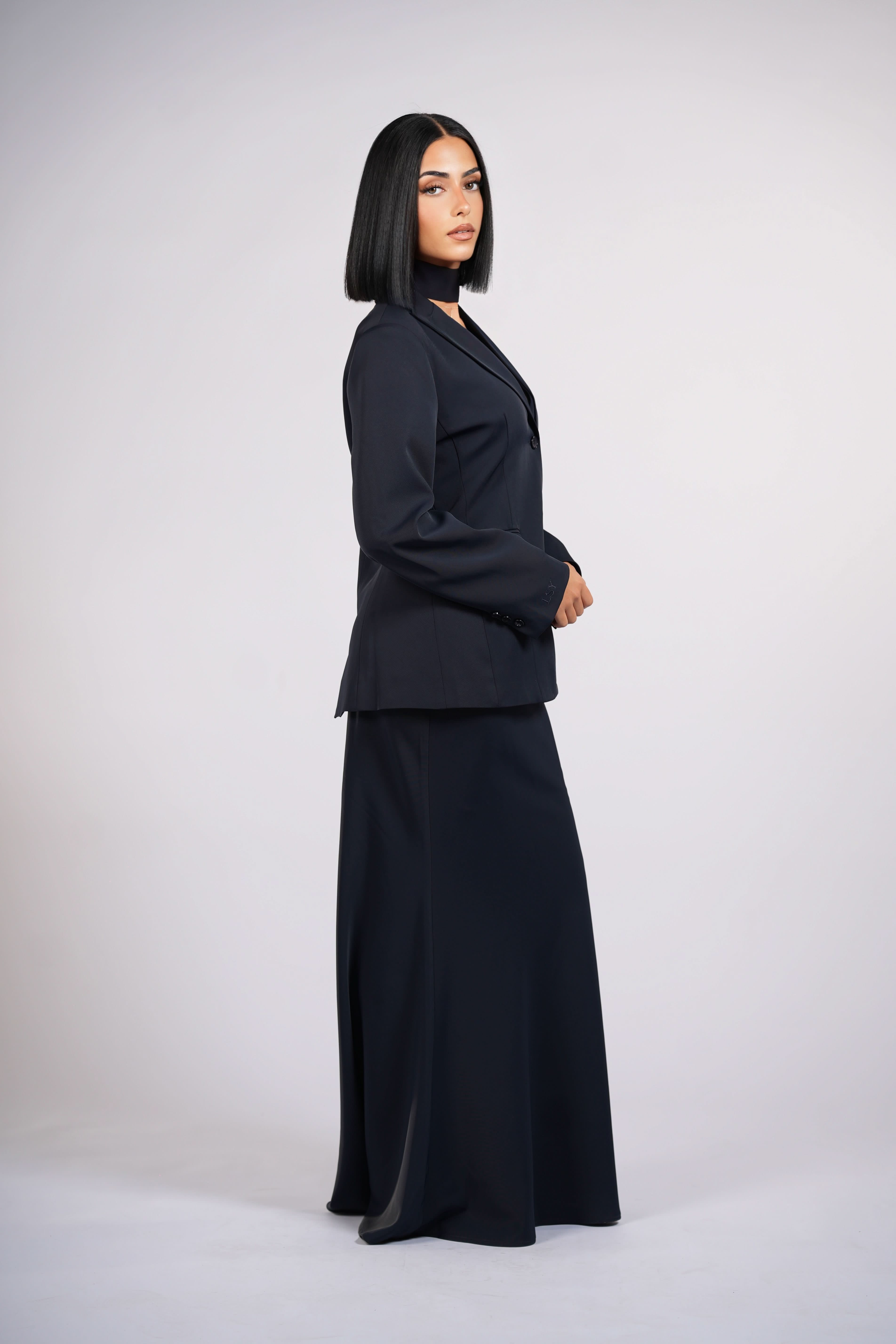 the palais skirt - navy - Losyana.Shop