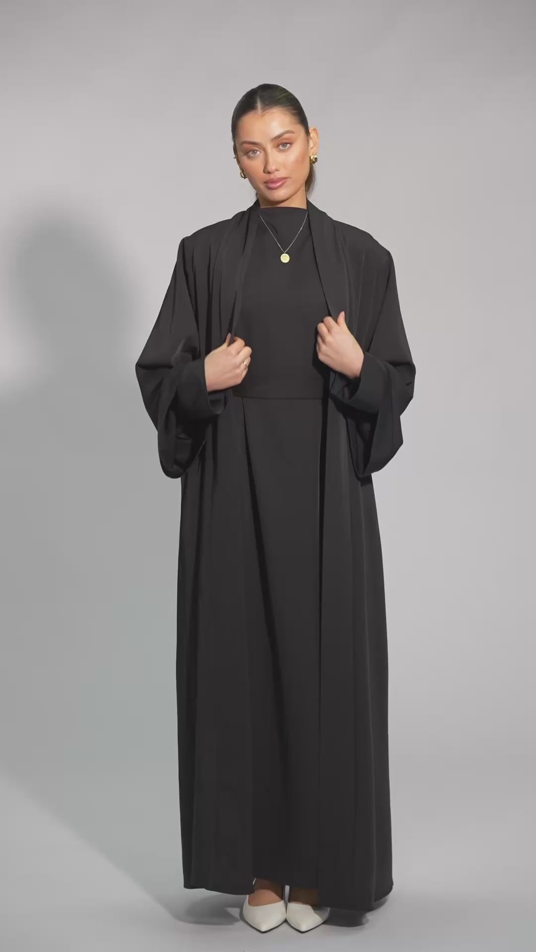 kimono abaya - black | LOSYANA